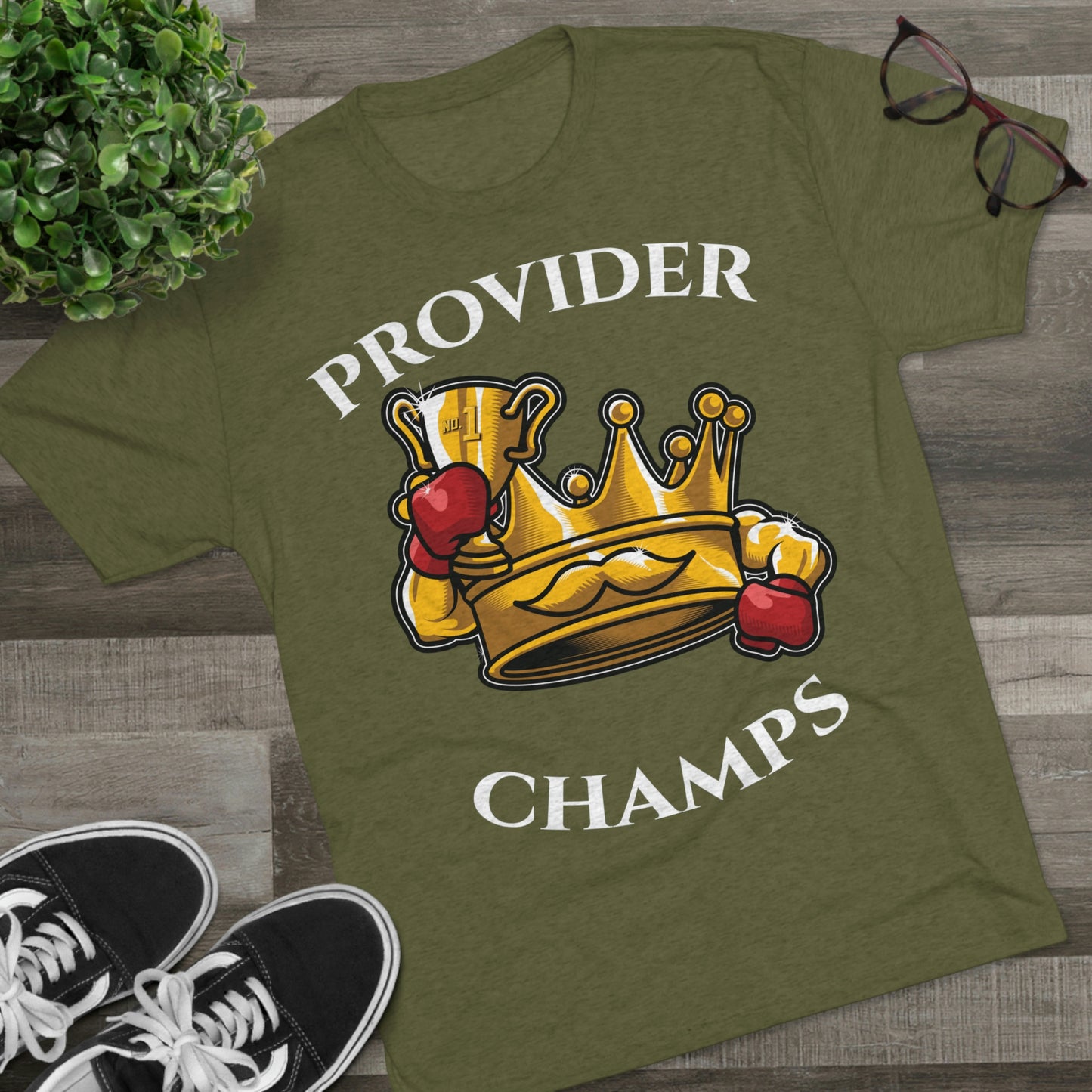 PROVIDER CHAMPS (Alternate Design) - PREMIUM SOFT - Unisex Tri-Blend Crew Tee (Next Level 6010)