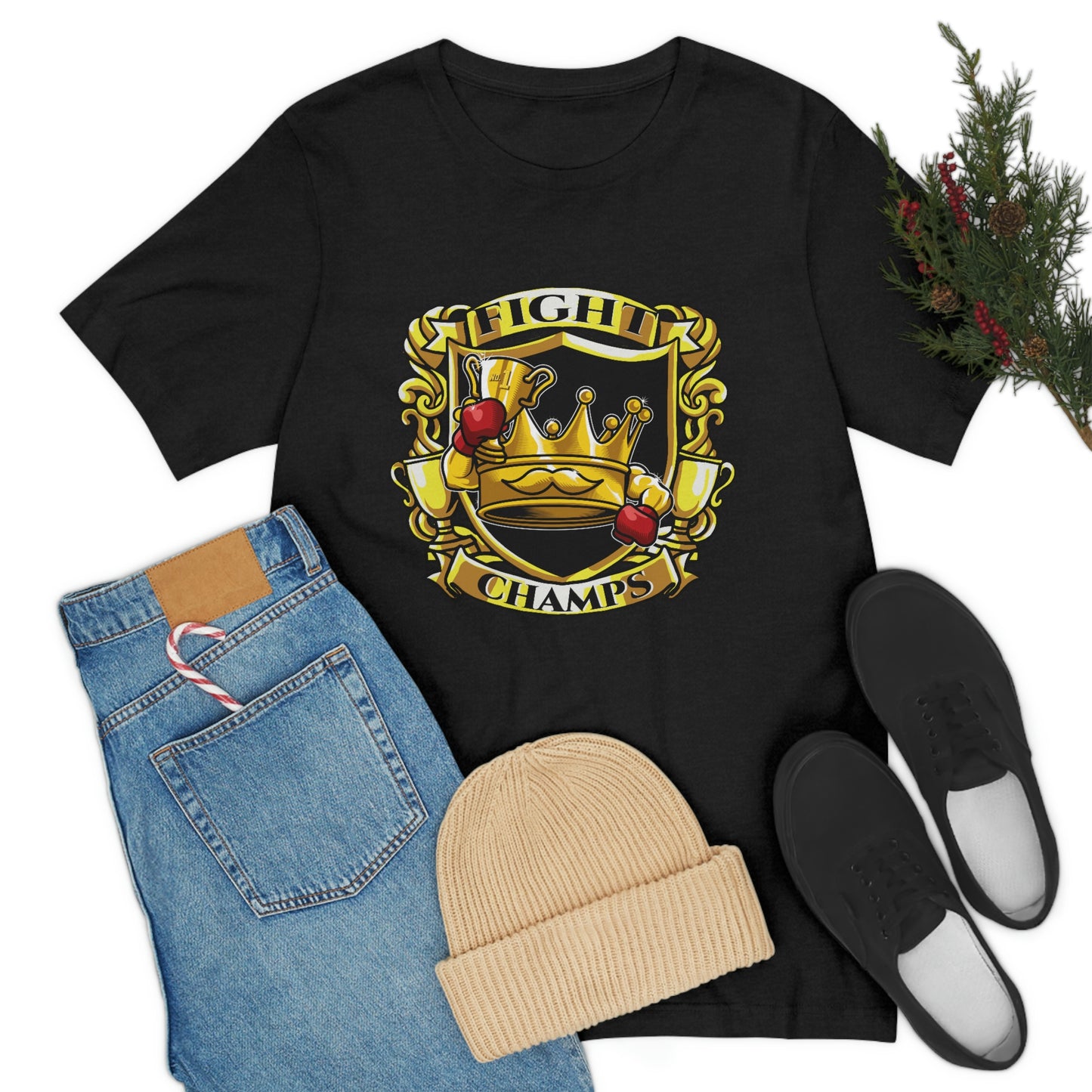 Fight Champs! Unisex Jersey Short Sleeve Tee (Bella+Canvas)