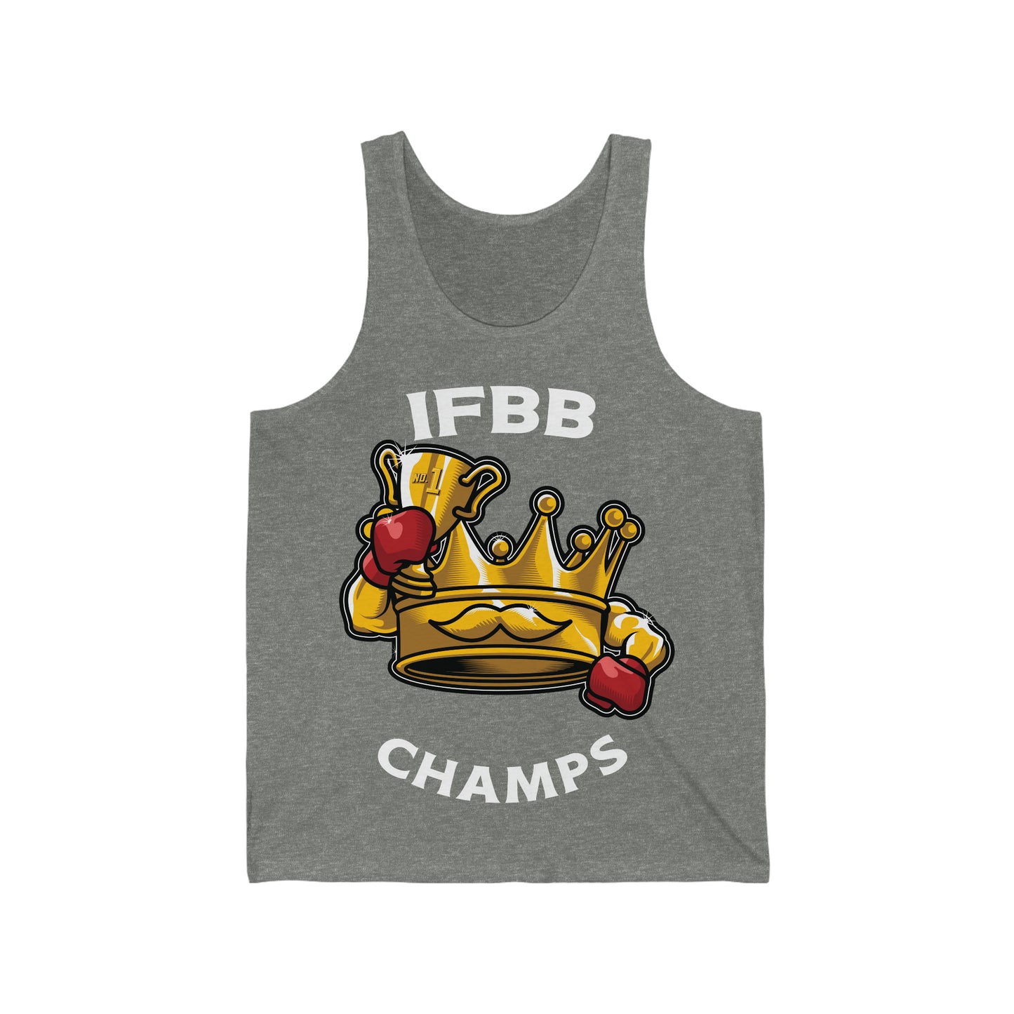 IFBB CHAMPS (v2) - PREMIUM SOFT - Unisex Jersey Tank (Bella+Canvas 3480)