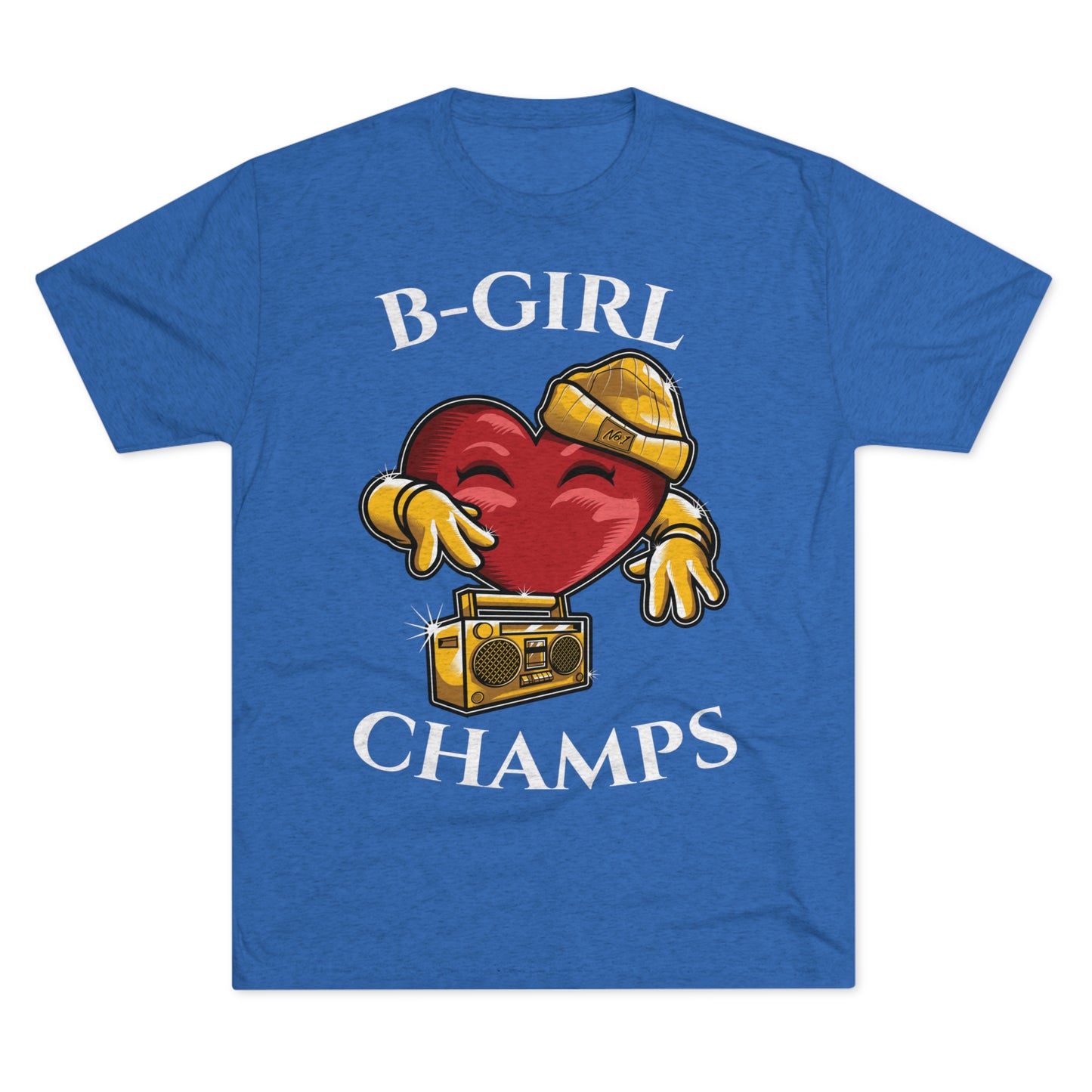 B-GIRL CHAMPS (No Crest) - PREMIUM SOFT - Unisex Tri-Blend Crew Tee (Next Level 6010)