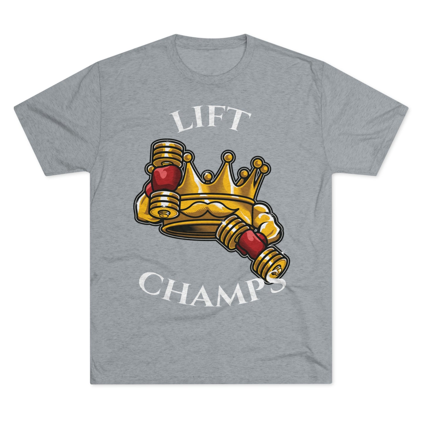 LIFT CHAMPS - PREMIUM SOFT - Unisex Tri-Blend Crew Tee (Next Level 6010)