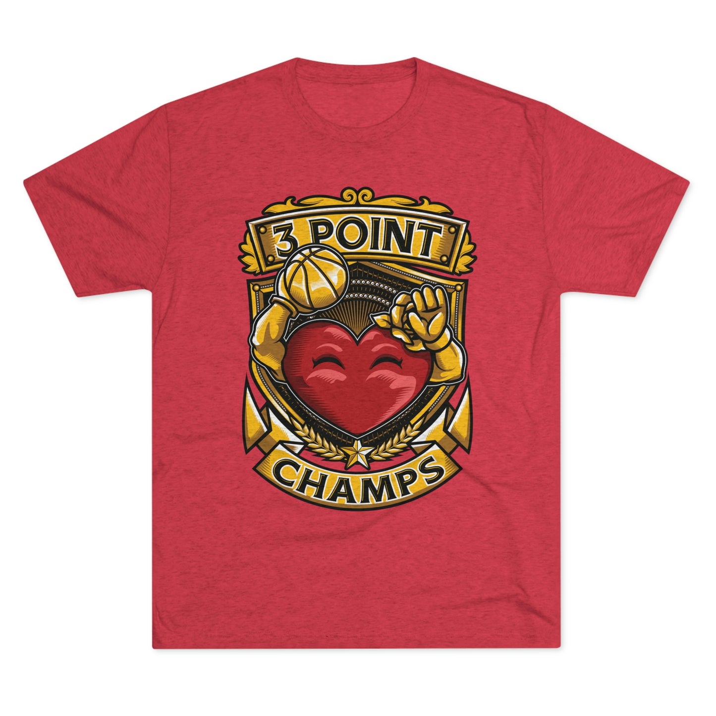 3 POINT CHAMPS - PREMIUM SOFT - Unisex Tri-Blend Crew Tee (Next Level 6010)
