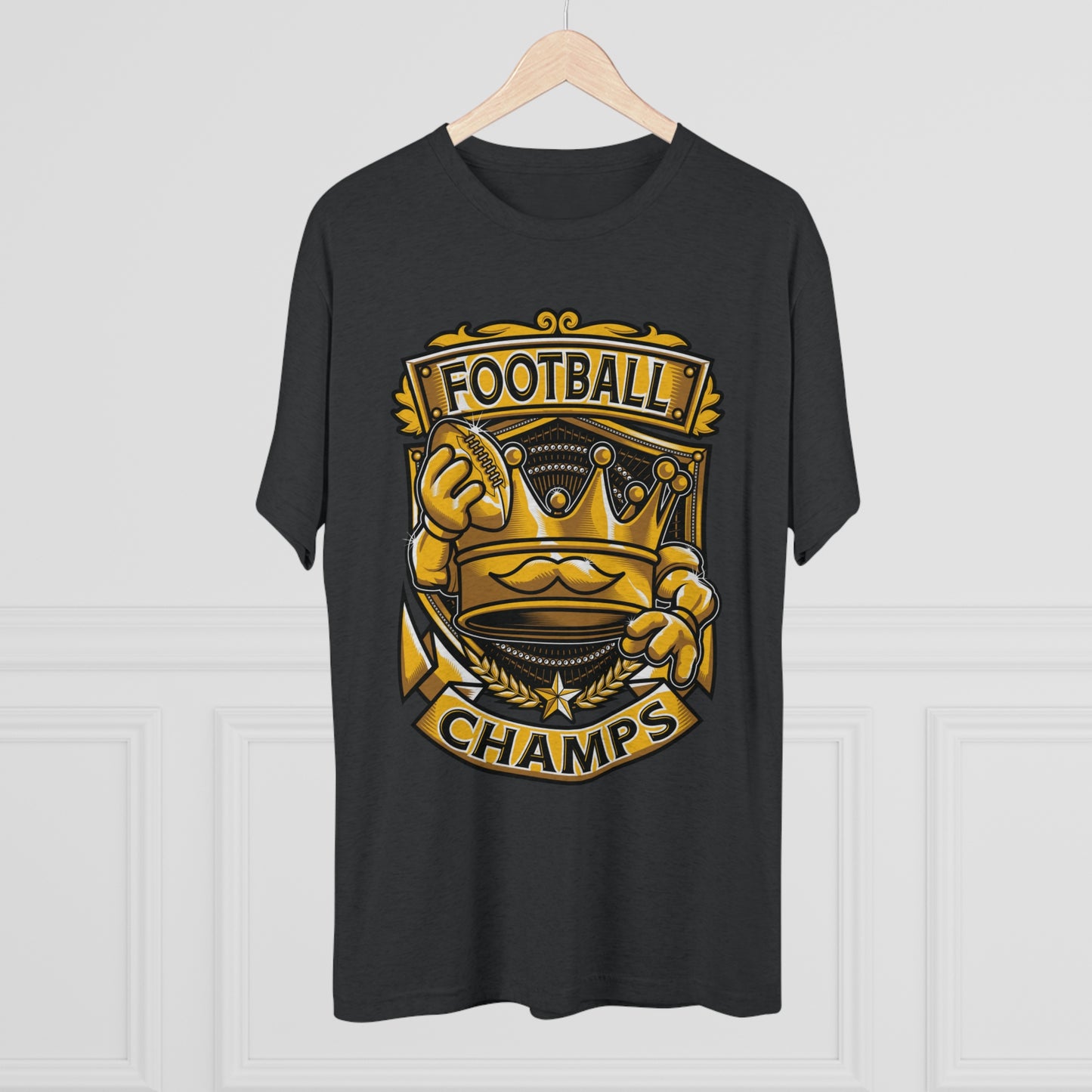 FOOTBALL CHAMPS - PREMIUM SOFT - Unisex Tri-Blend Crew Tee (Next Level 6010)