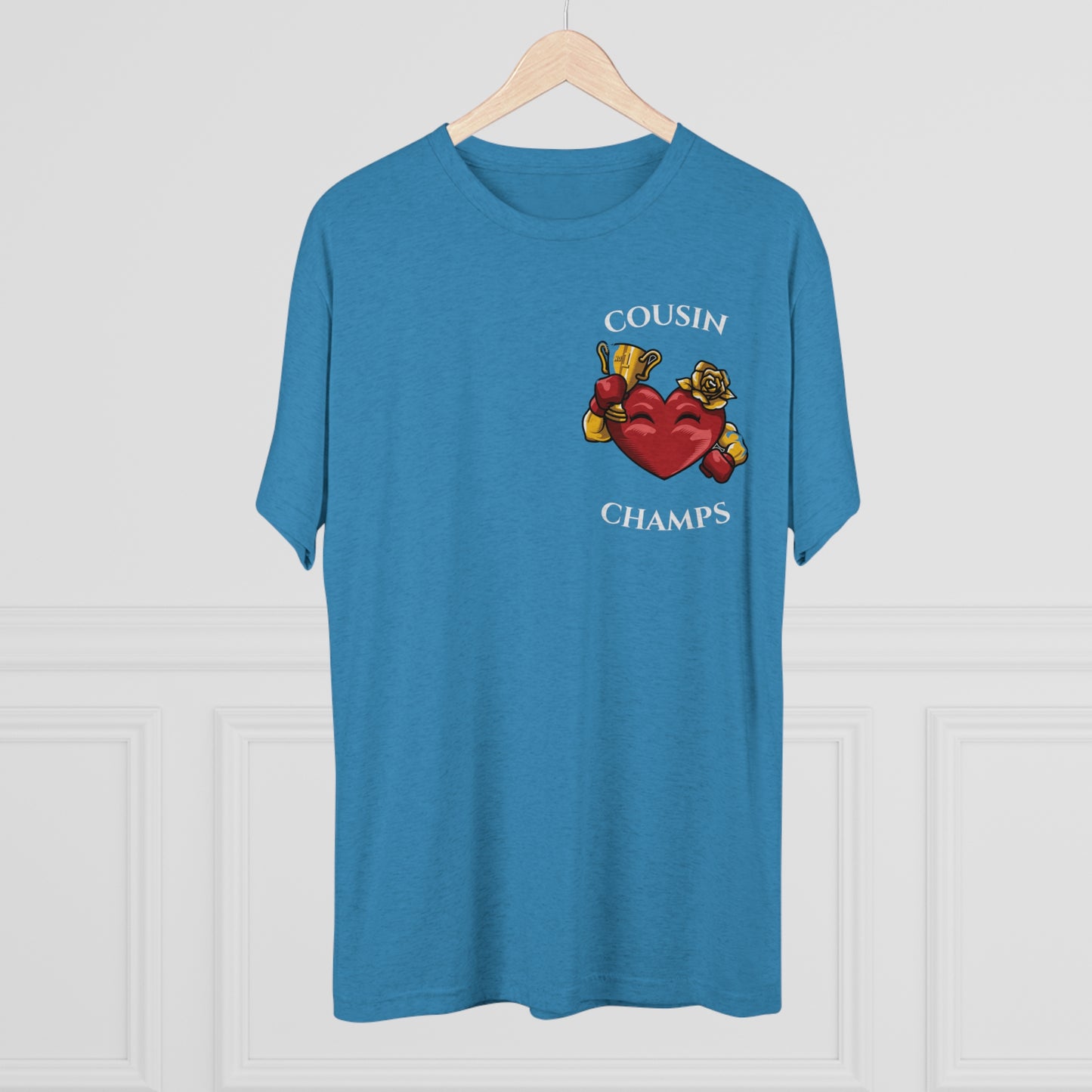 COUSIN CHAMPS - PREMIUM SOFT - Unisex Tri-Blend Crew Tee (Next Level 6010)