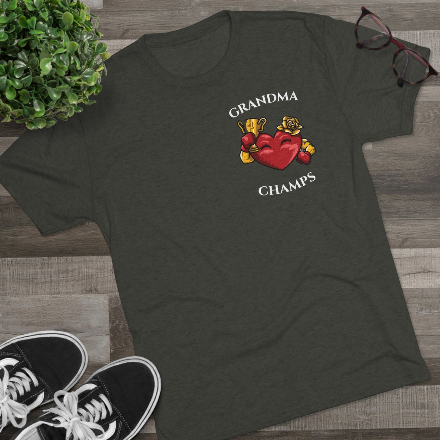 GRANDMA CHAMPS - PREMIUM SOFT - Unisex Tri-Blend Crew Tee (Next Level 6010)