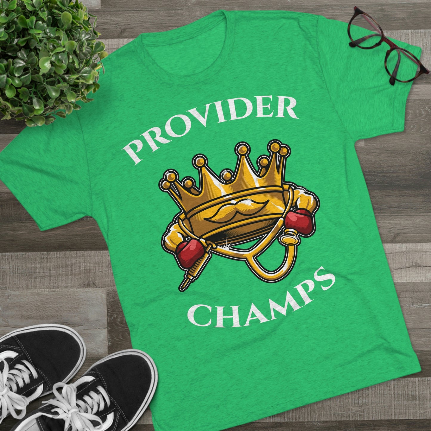 PROVIDER CHAMPS - PREMIUM SOFT - Unisex Tri-Blend Crew Tee (Next Level 6010)