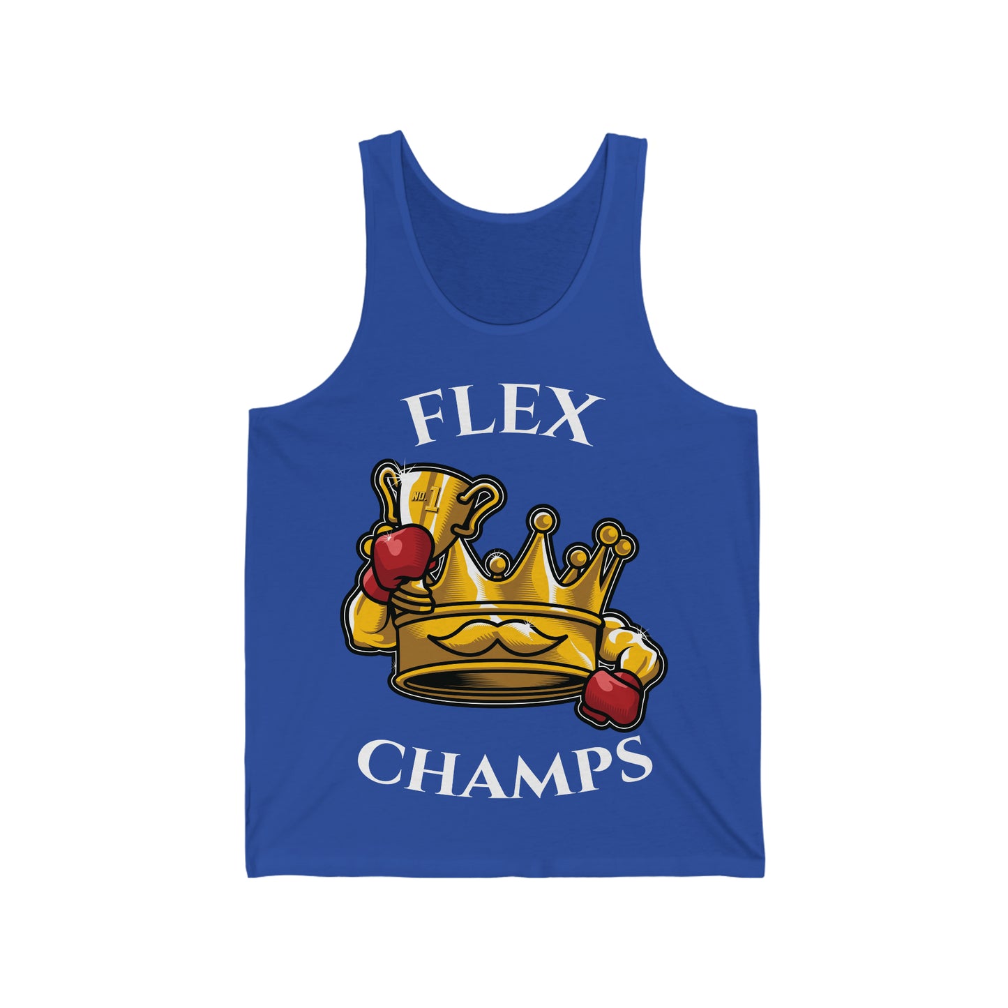FLEX CHAMPS - PREMIUM SOFT - Unisex Jersey Tank (Bella+Canvas 3480)