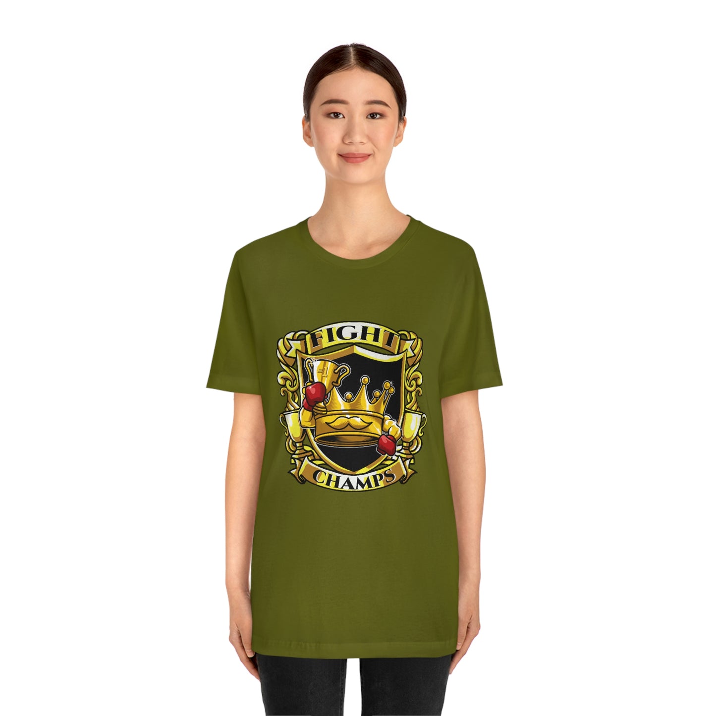 Fight Champs! Unisex Jersey Short Sleeve Tee (Bella+Canvas)