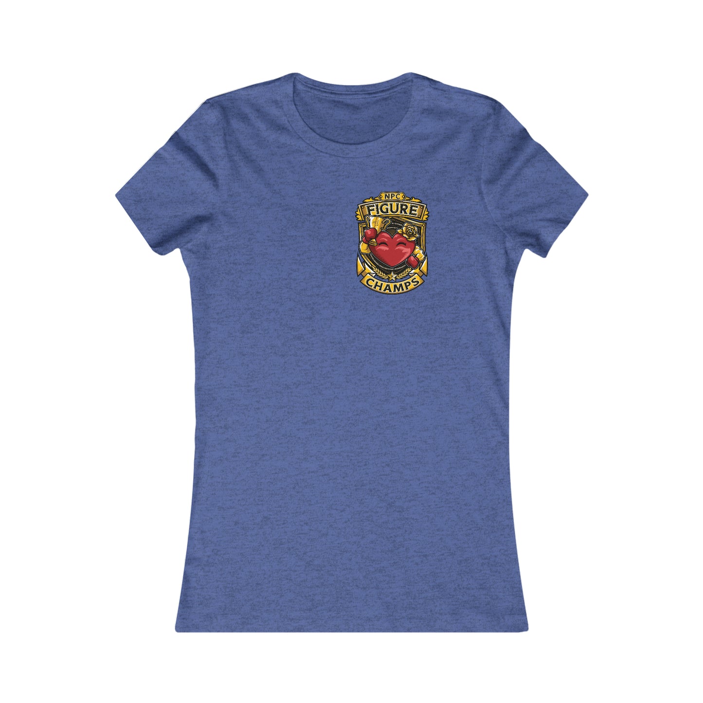 NPC FIGURE CHAMPS! (Small Front Logo) - Women's Favorite Tee (Bella+Canvas)