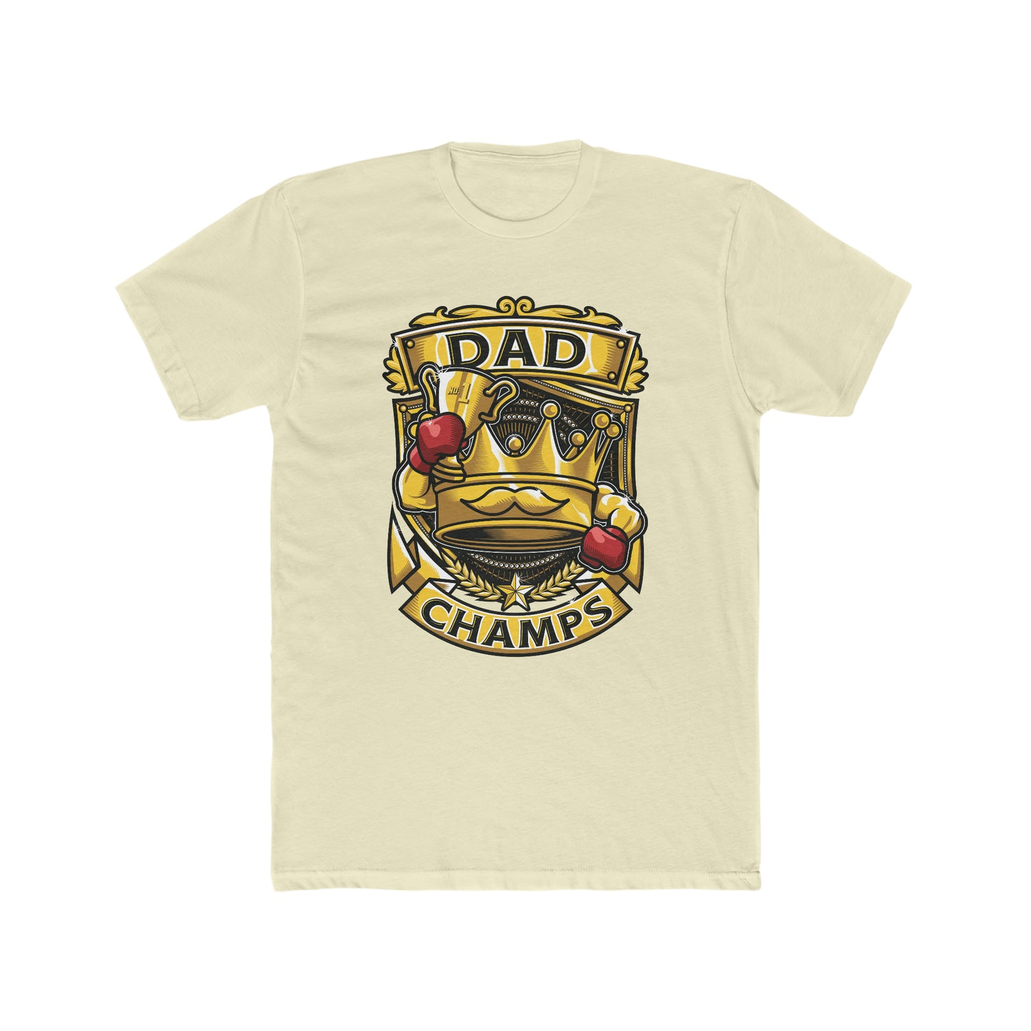 Dad Champs! - Men's Cotton Crew Tee (Next Level)