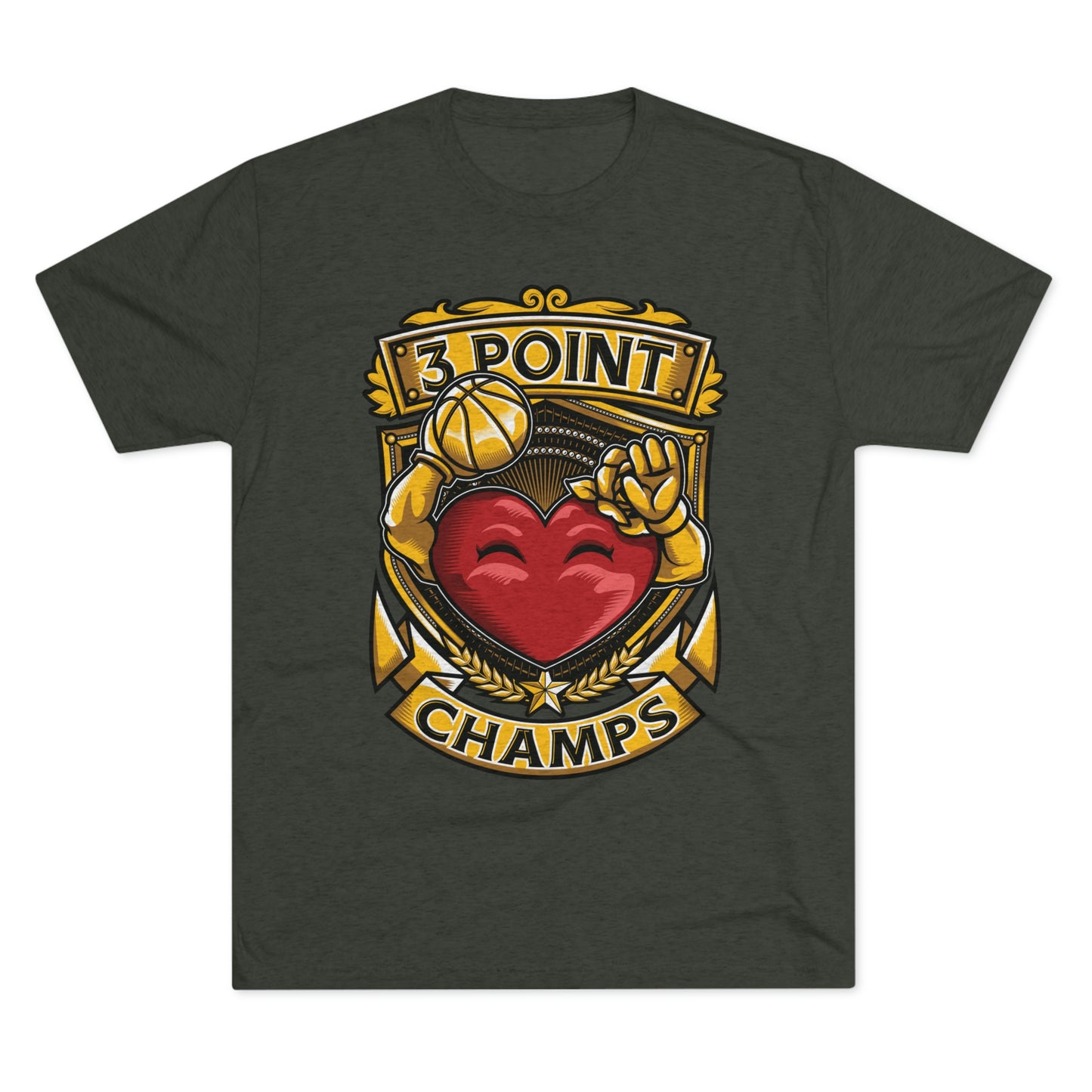 3 POINT CHAMPS - PREMIUM SOFT - Unisex Tri-Blend Crew Tee (Next Level 6010)