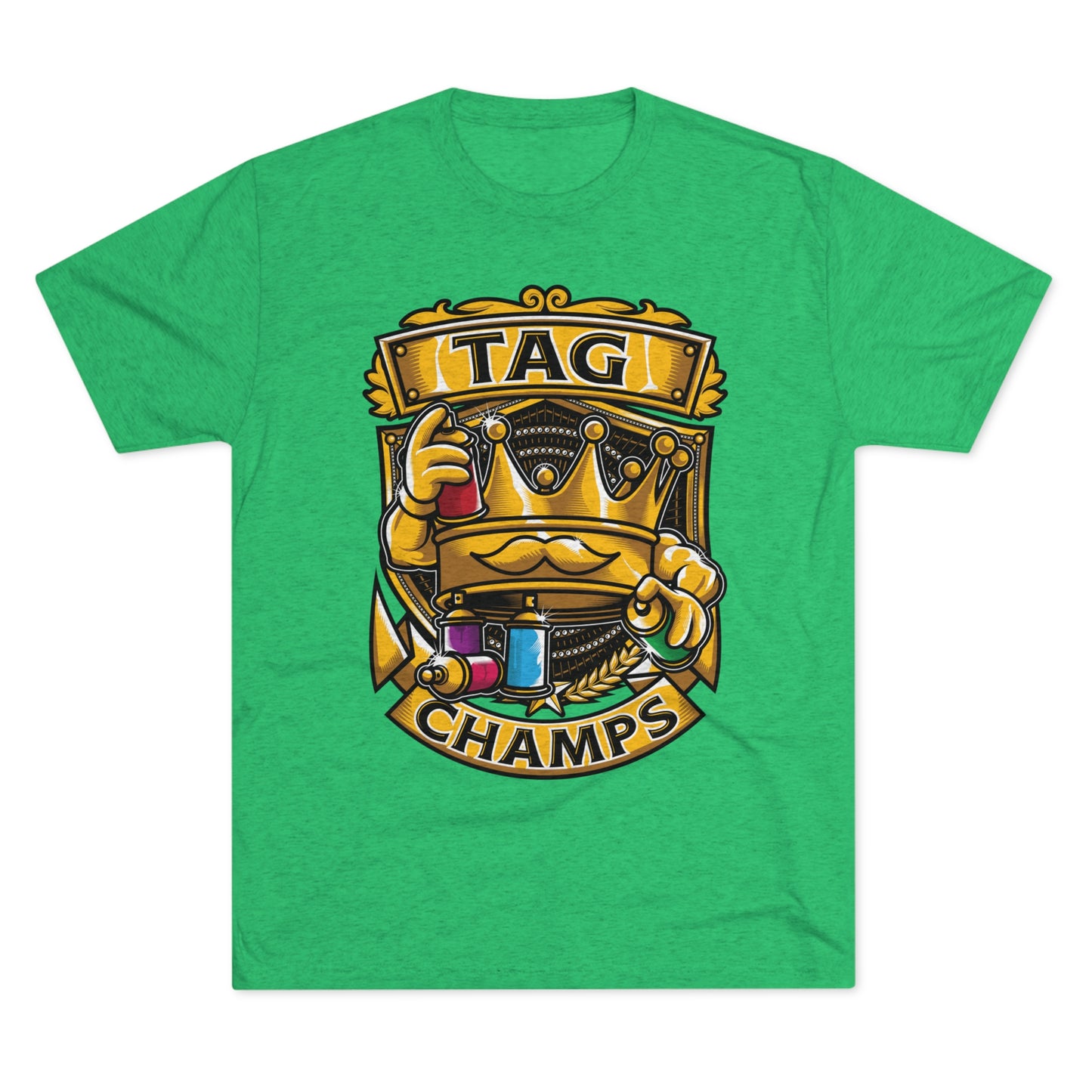 TAG CHAMPS - PREMIUM SOFT - Unisex Tri-Blend Crew Tee (Next Level 6010)