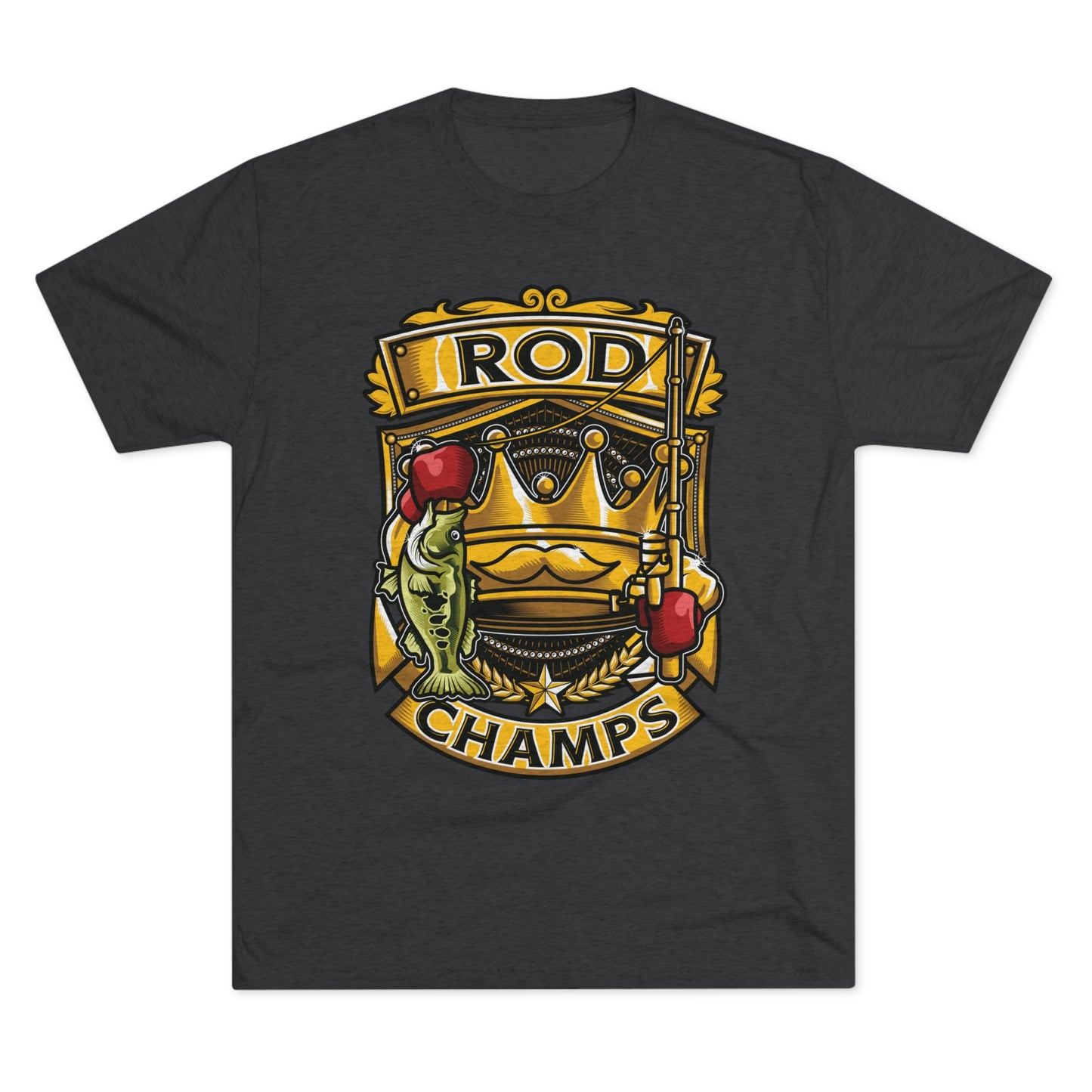 ROD CHAMPS - PREMIUM SOFT - Unisex Tri-Blend Crew Tee (Next Level 6010)