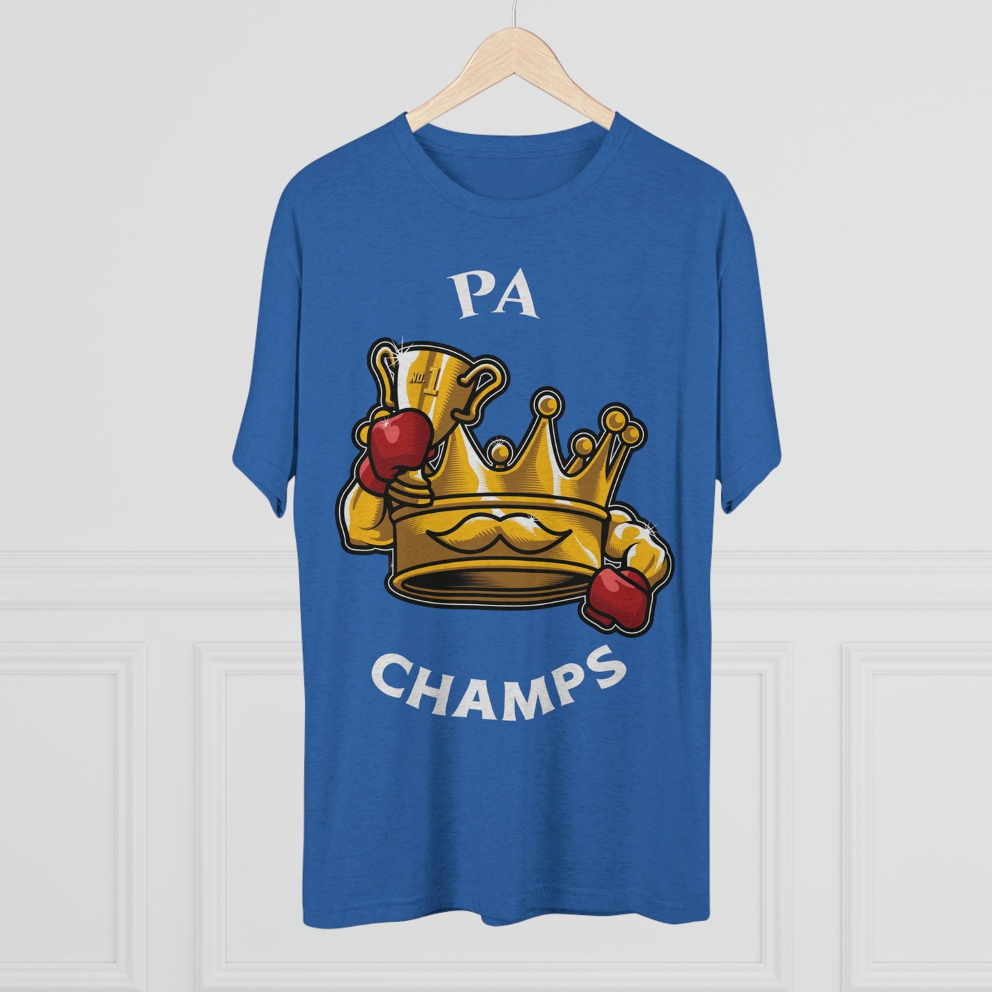 PA CHAMPS (Alternate Logo) - PREMIUM SOFT - Unisex Tri-Blend Crew Tee (Next Level 6010)