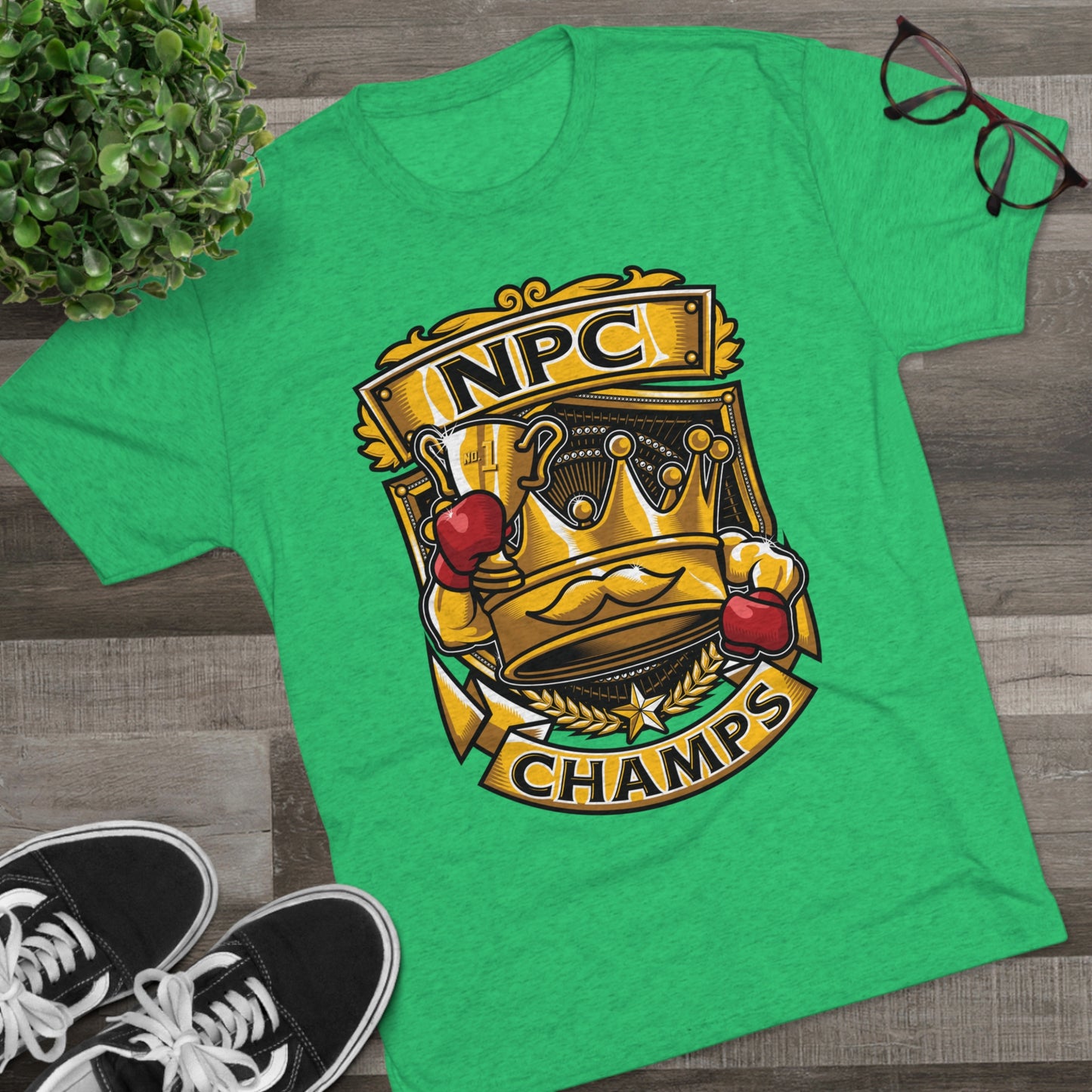 NPC CHAMPS - PREMIUM SOFT - Unisex Tri-Blend Crew Tee (Next Level 6010)