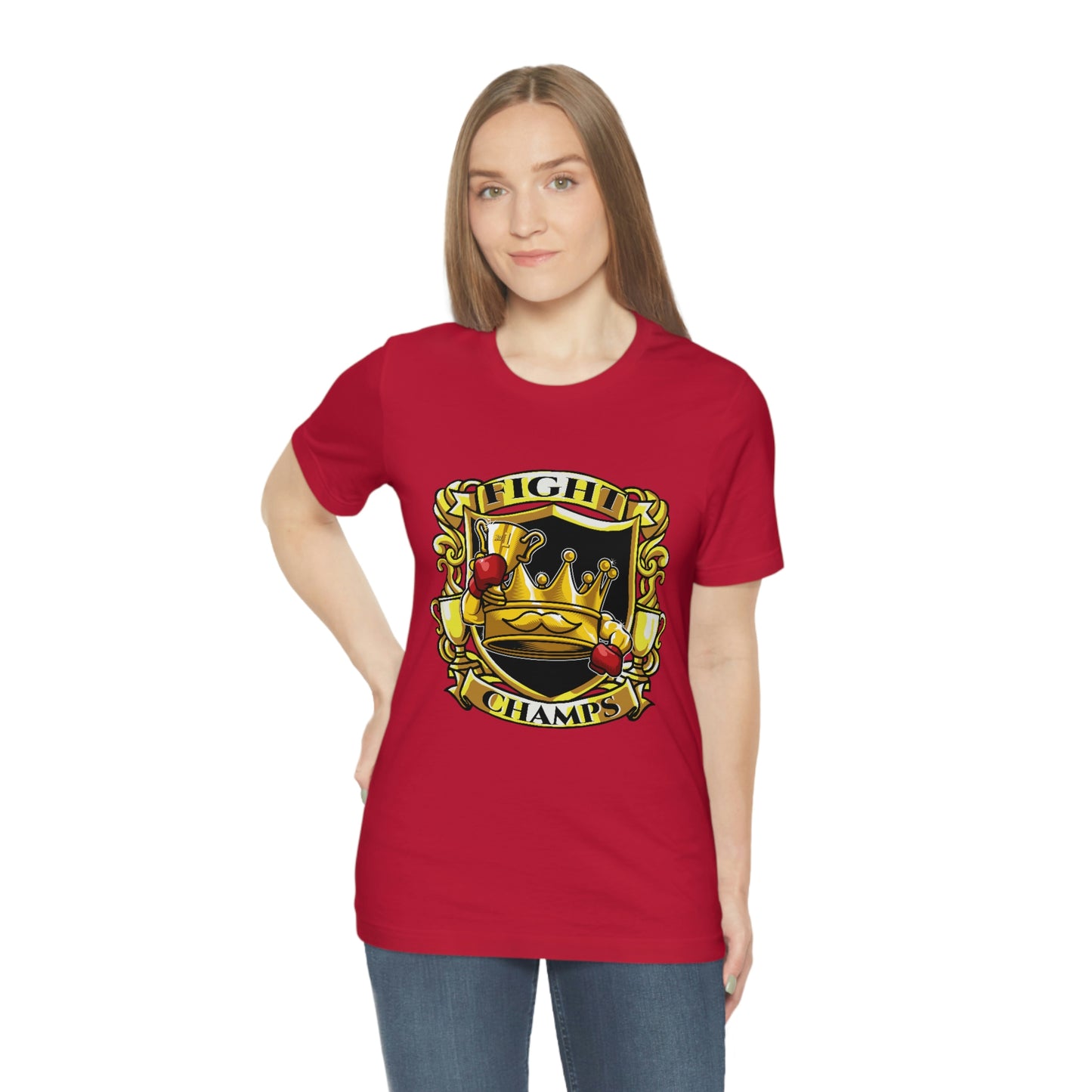 Fight Champs! Unisex Jersey Short Sleeve Tee (Bella+Canvas)