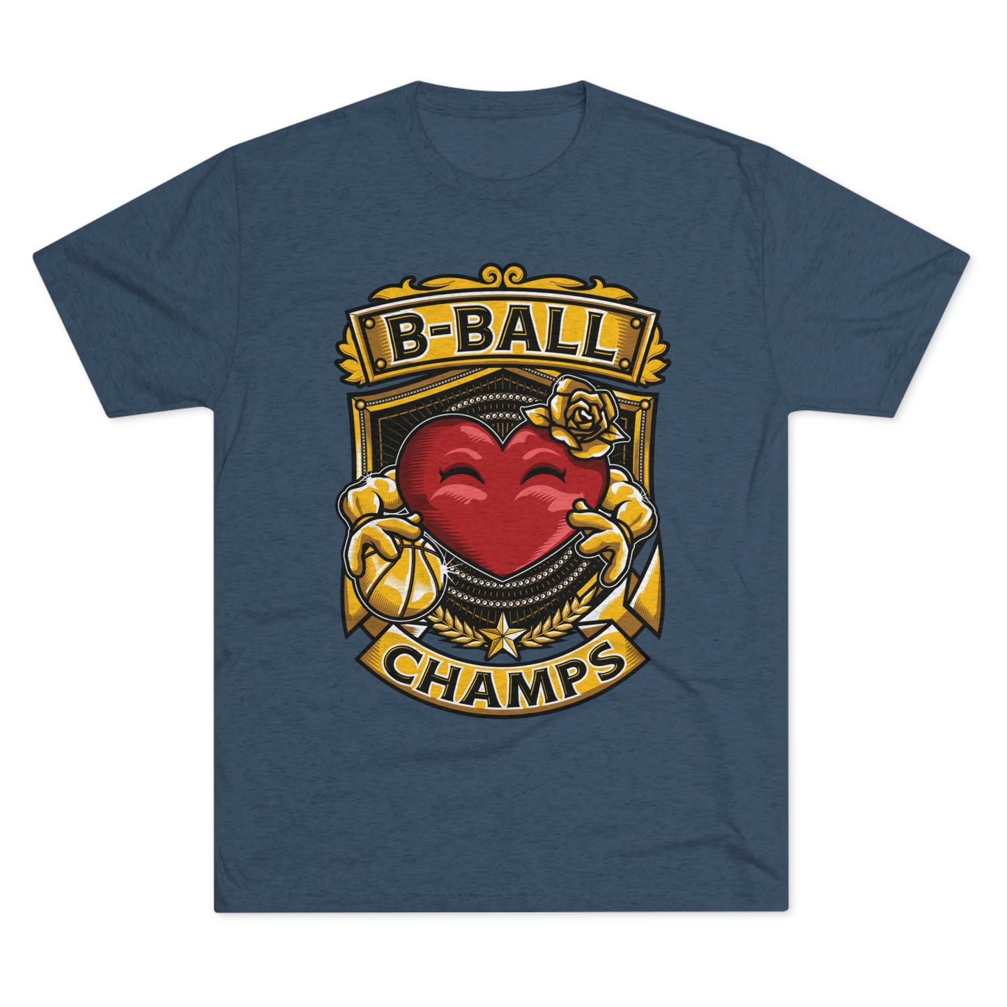 B-BALL CHAMPS - PREMIUM SOFT - Unisex Tri-Blend Crew Tee (Next Level 6010)