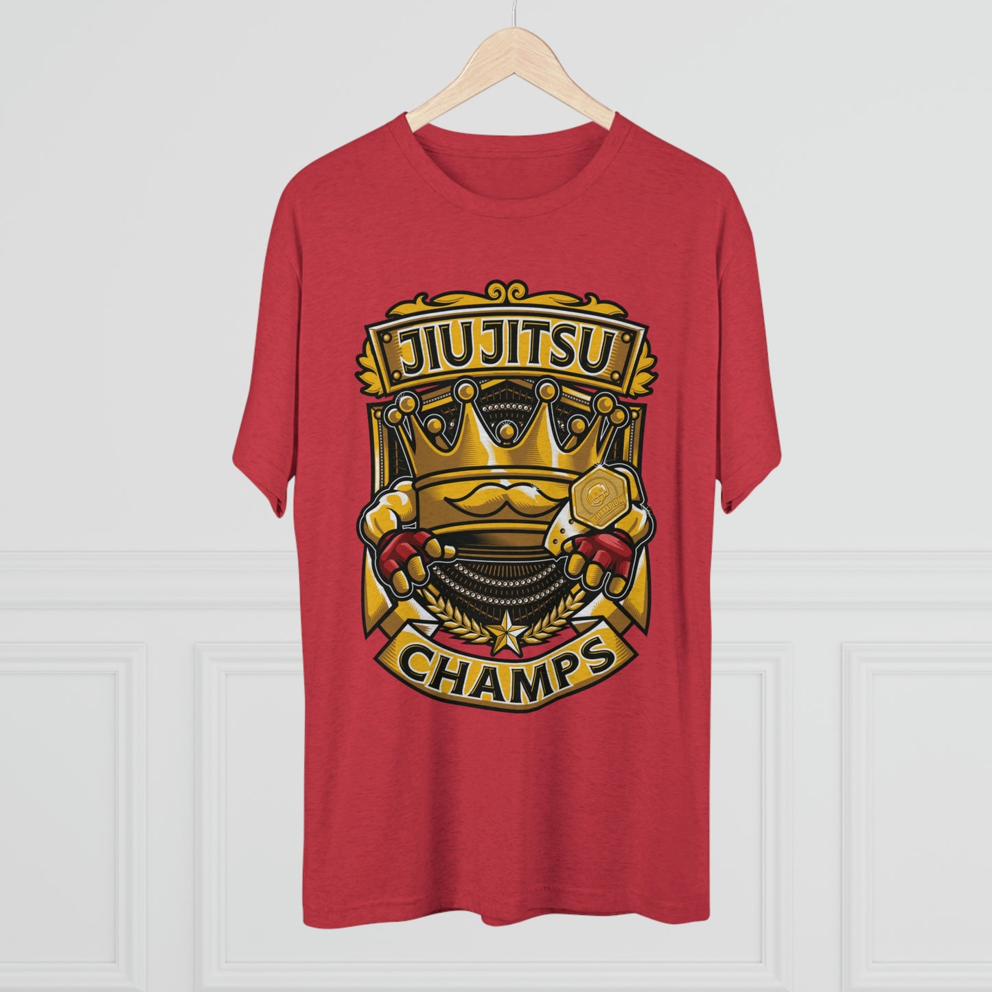 JIUJITSU CHAMPS - PREMIUM SOFT - Unisex Tri-Blend Crew Tee (Next Level 6010)
