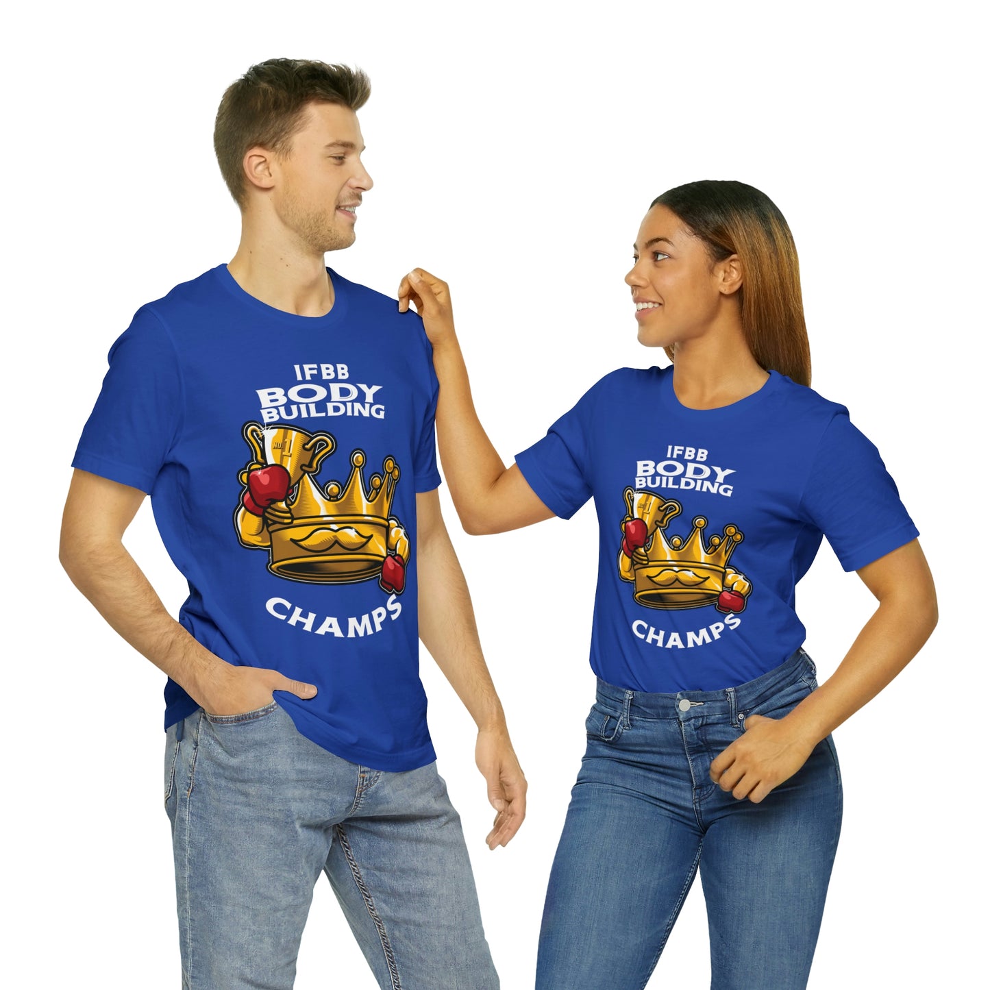 IFBB BODY BUILDING CHAMPS (v2) - Unisex Jersey Short Sleeve Tee (Bella+Canvas)