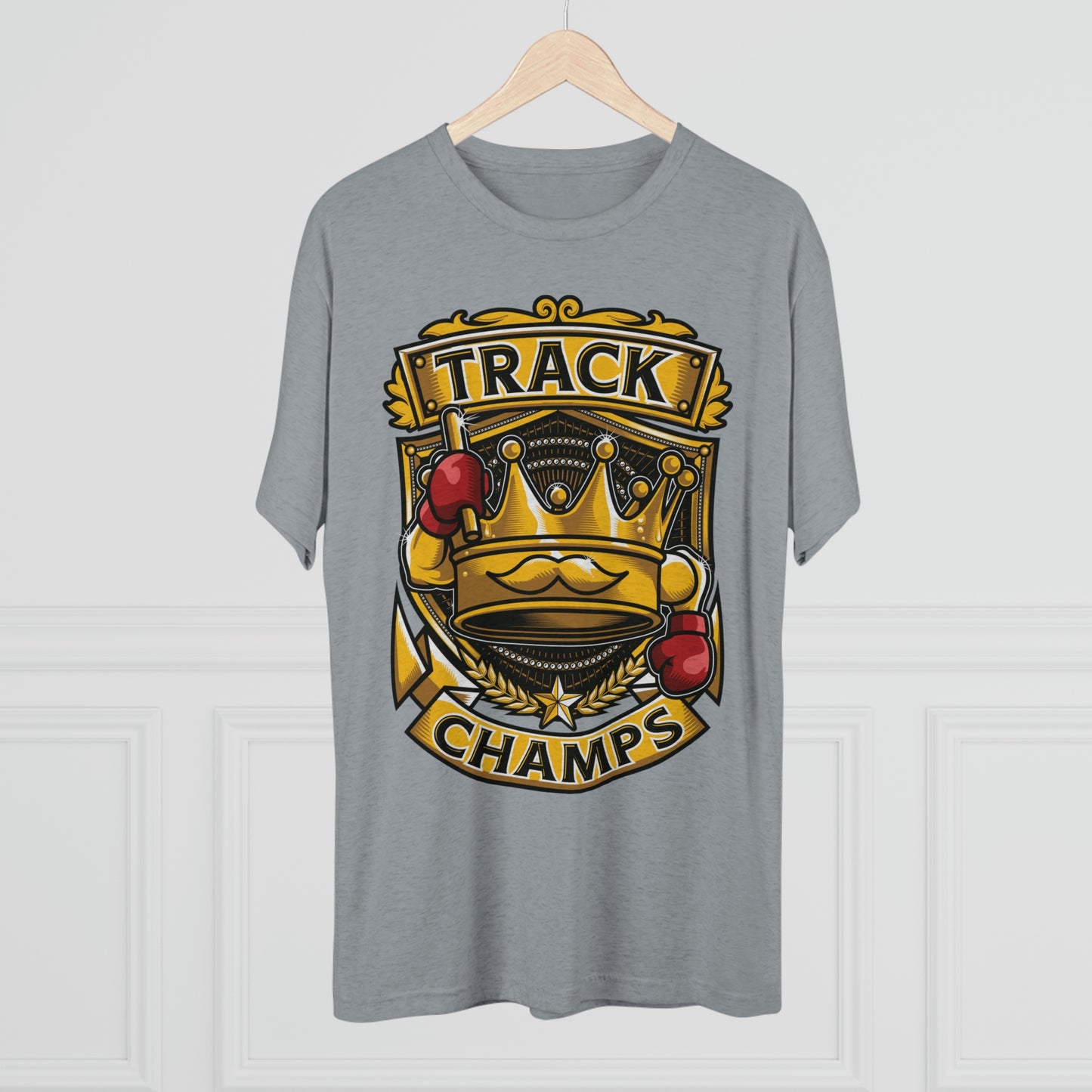 TRACK CHAMPS - PREMIUM SOFT - Unisex Tri-Blend Crew Tee (Next Level 6010)