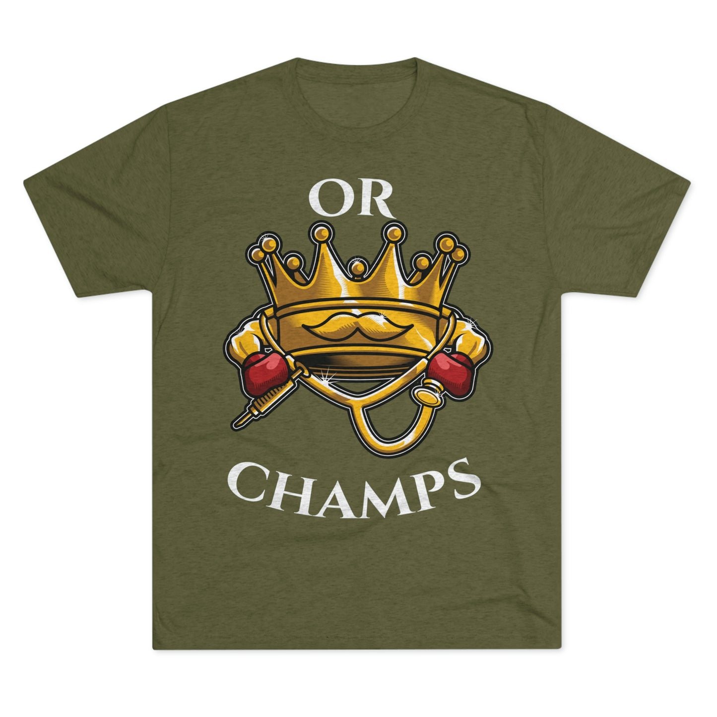 OR CHAMPS (No background) - PREMIUM SOFT - Unisex Tri-Blend Crew Tee (Next Level 6010)