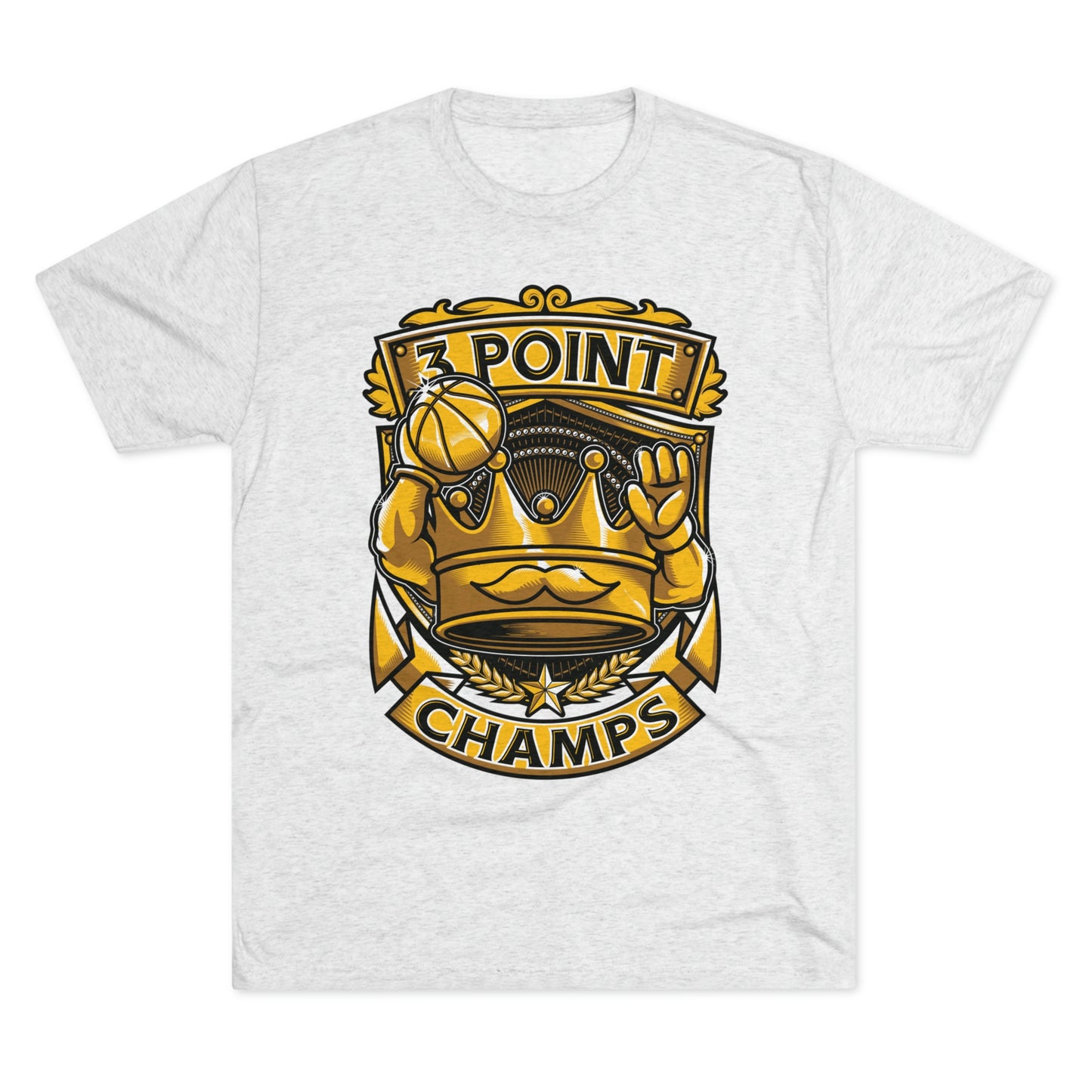 3 POINT CHAMPS - PREMIUM SOFT - Unisex Tri-Blend Crew Tee (Next Level 6010)