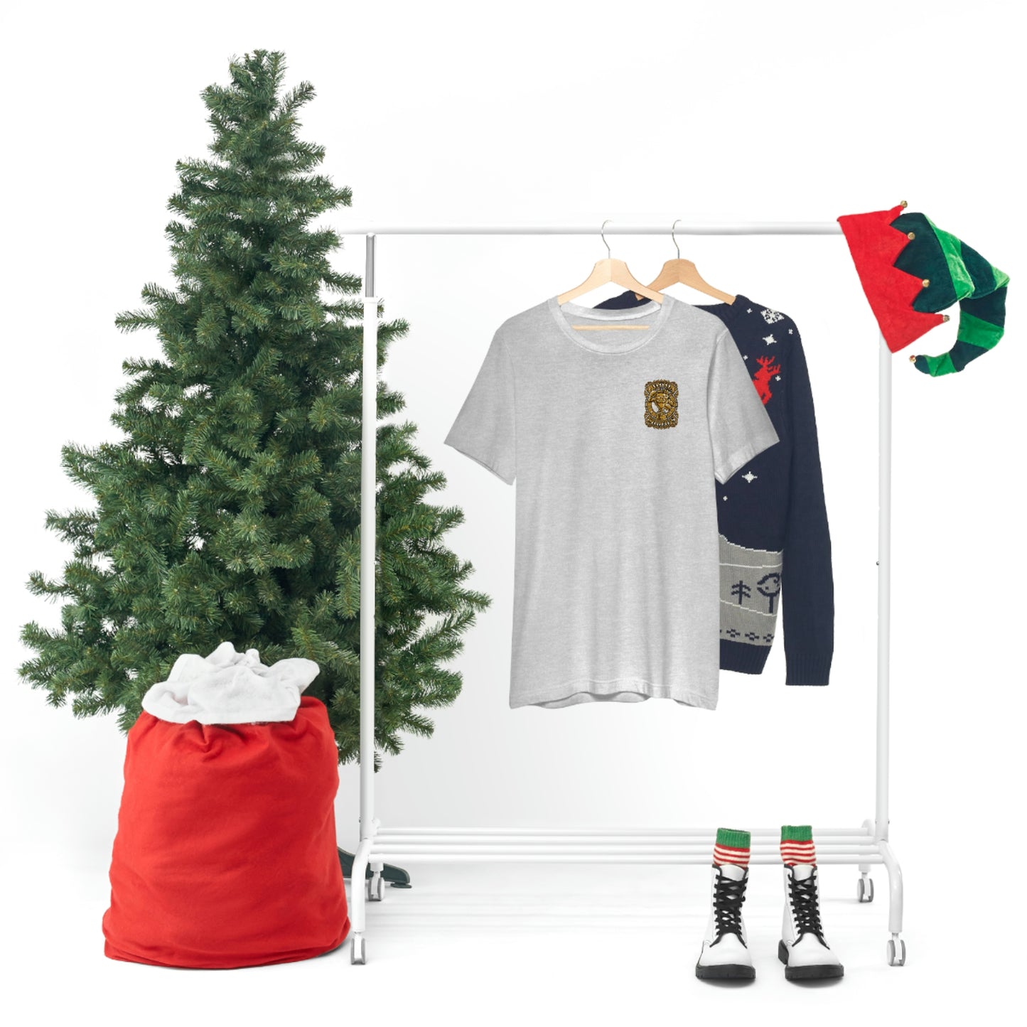 Dad Champs (Gold - Front & Back logo)! - Unisex Jersey Short Sleeve Tee (Bella+Canvas)