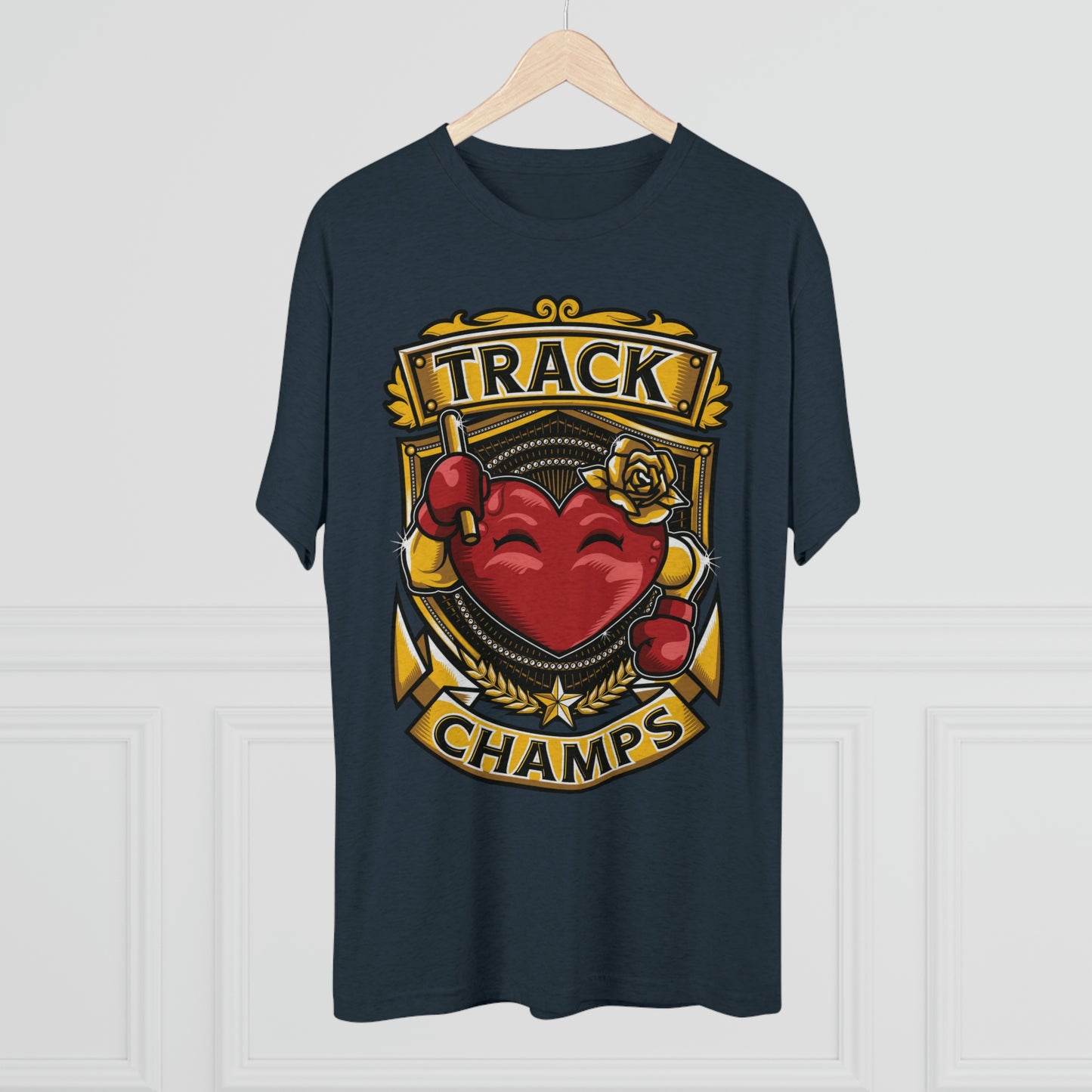 TRACK CHAMPS - PREMIUM SOFT - Unisex Tri-Blend Crew Tee (Next Level 6010)
