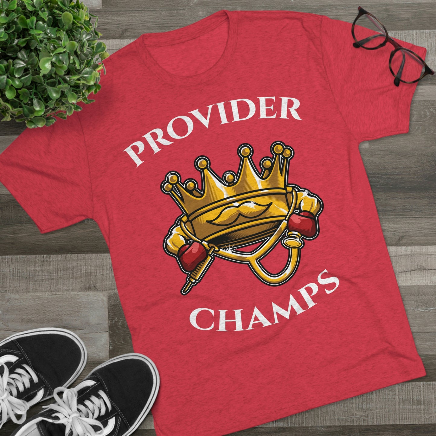 PROVIDER CHAMPS - PREMIUM SOFT - Unisex Tri-Blend Crew Tee (Next Level 6010)
