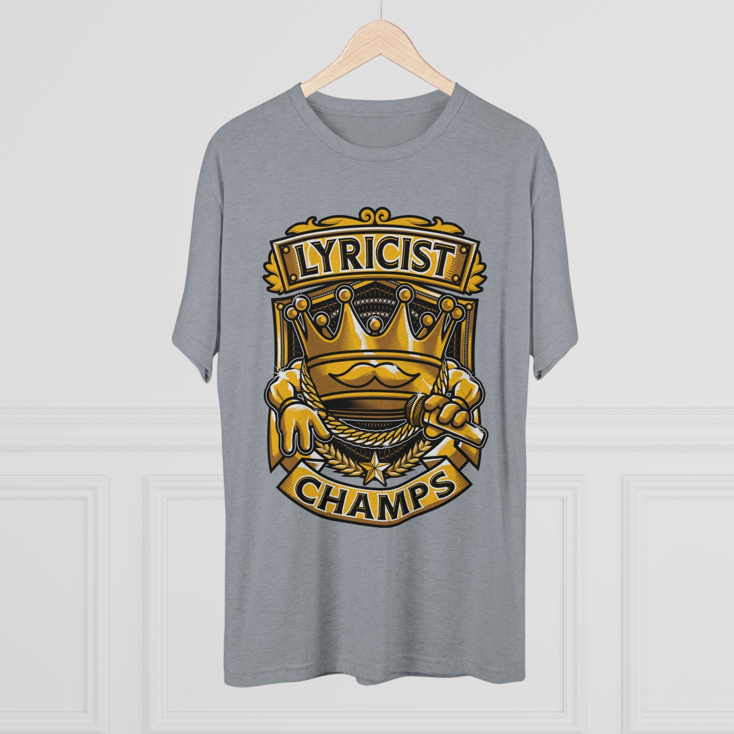 LYRICIST CHAMPS - PREMIUM SOFT - Unisex Tri-Blend Crew Tee (Next Level 6010)