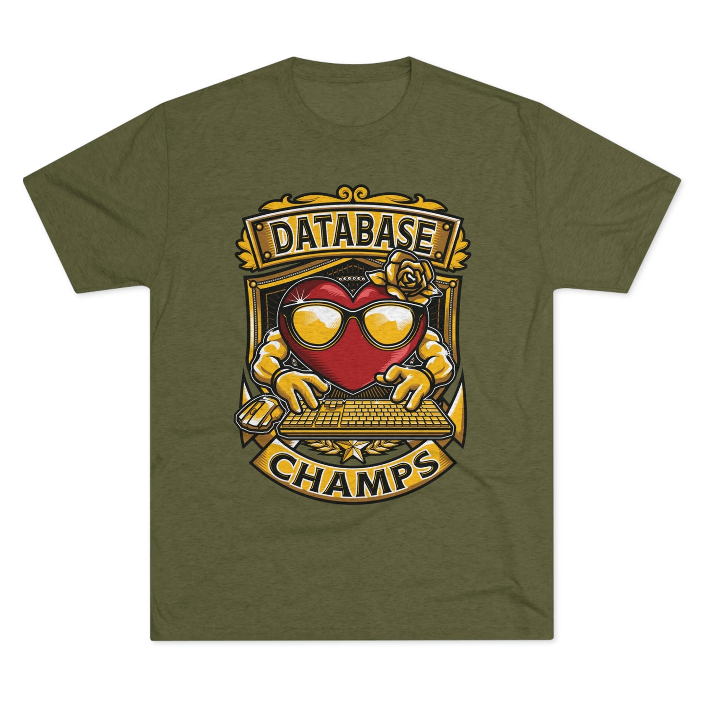 DATABASE CHAMPS - PREMIUM SOFT - Unisex Tri-Blend Crew Tee (Next Level 6010)