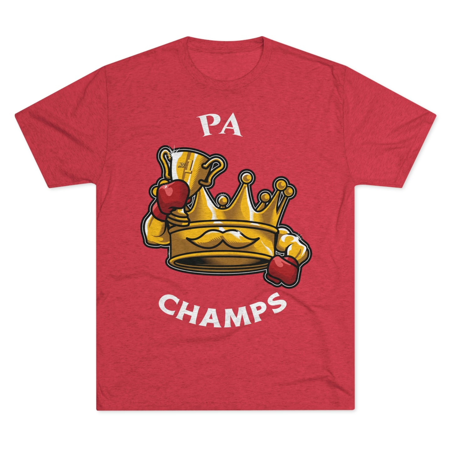 PA CHAMPS (Alternate Logo) - PREMIUM SOFT - Unisex Tri-Blend Crew Tee (Next Level 6010)