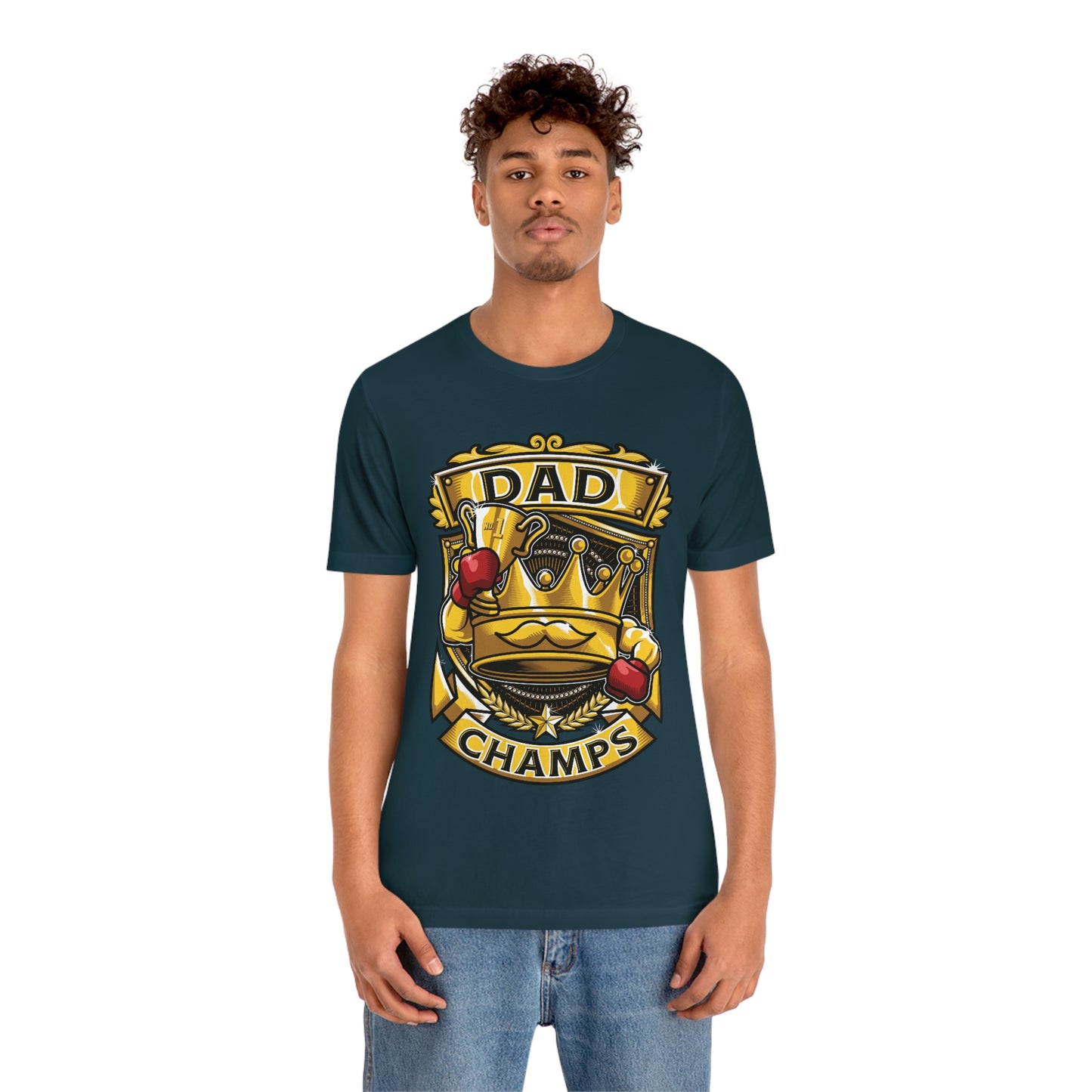 Dad Champs! - Unisex Jersey Short Sleeve Tee (Canvas-Bella)