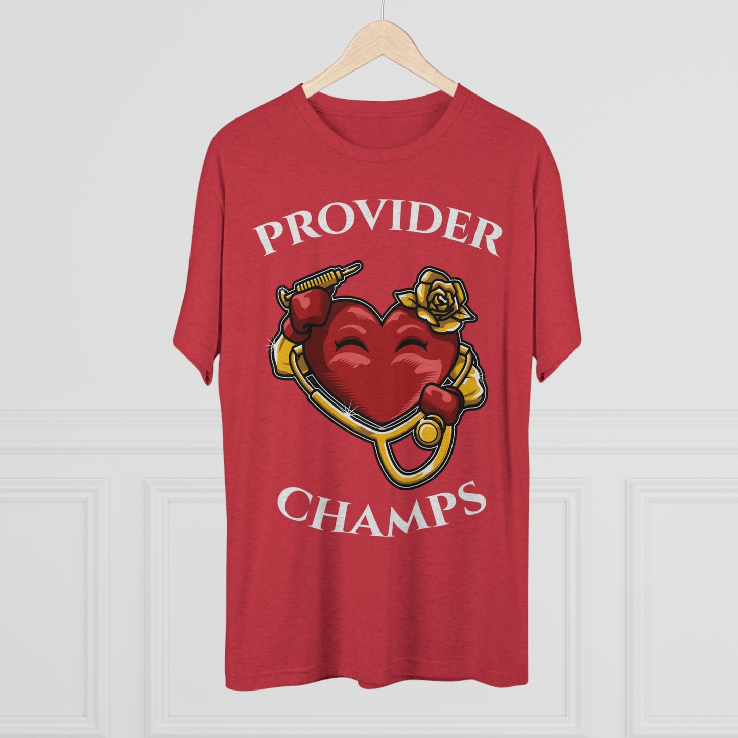 PROVIDER CHAMPS - PREMIUM SOFT - Unisex Tri-Blend Crew Tee (Next Level 6010)