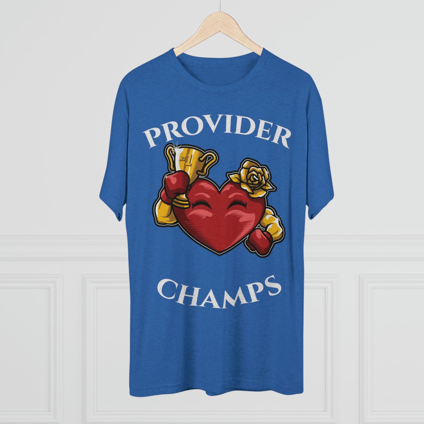 PROVIDER CHAMPS (Alternate Logo) - PREMIUM SOFT - Unisex Tri-Blend Crew Tee (Next Level 6010)