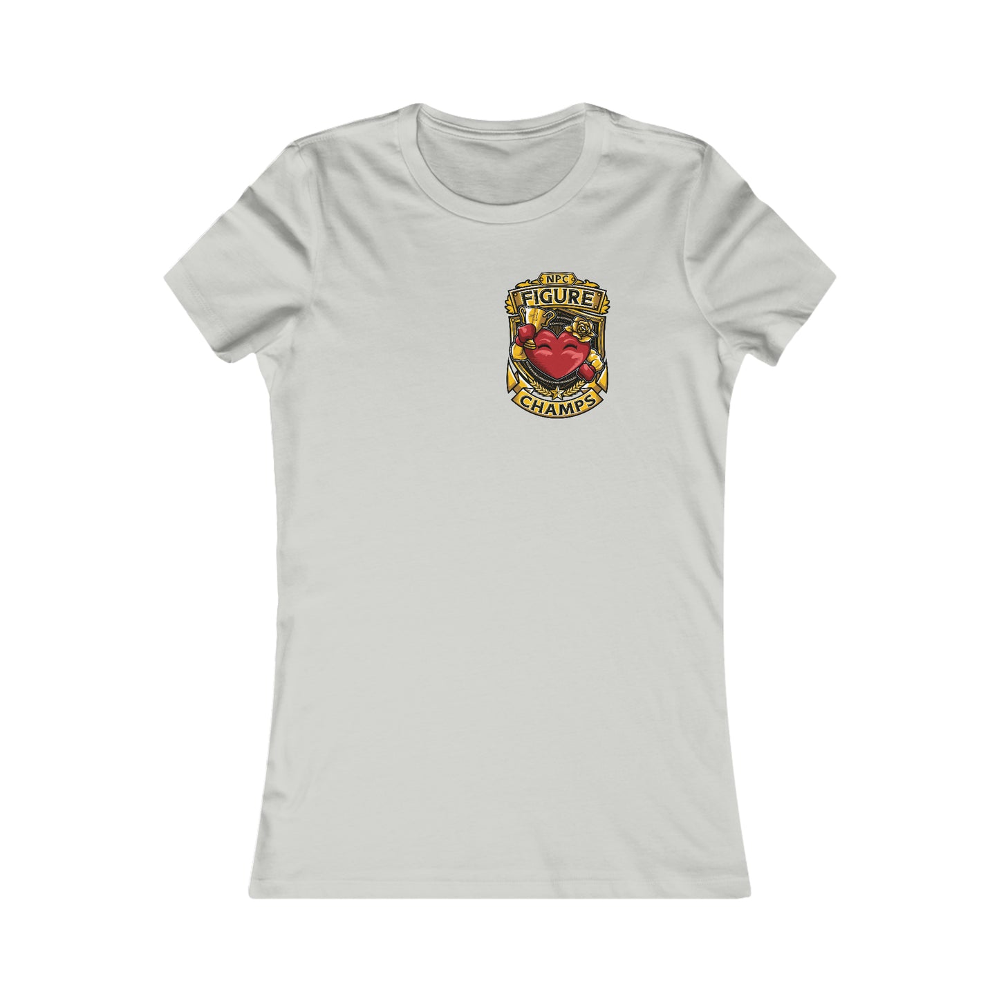 NPC FIGURE CHAMPS! (Small Front Logo) - Women's Favorite Tee (Bella+Canvas)