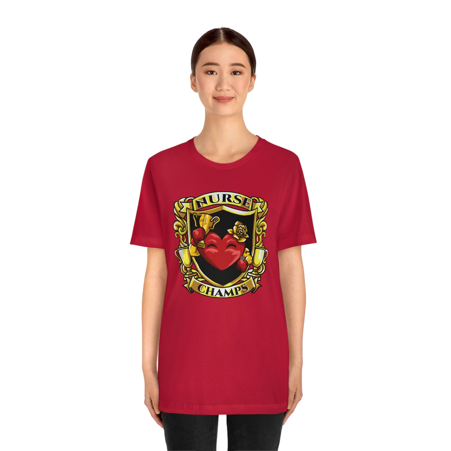 Nurse Champs! - Unisex Jersey Short Sleeve Tee (Bella+Canvas)