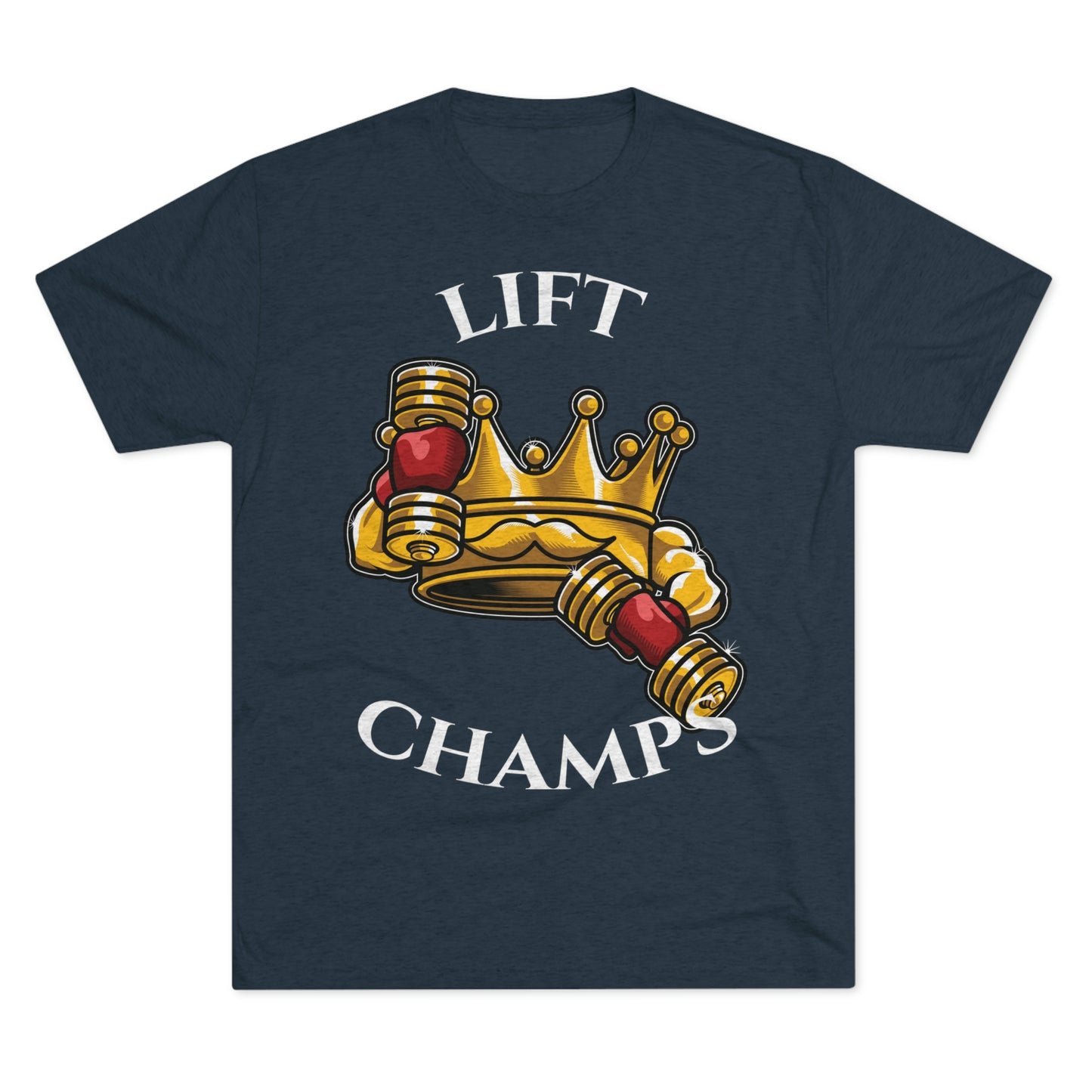 LIFT CHAMPS - PREMIUM SOFT - Unisex Tri-Blend Crew Tee (Next Level 6010)
