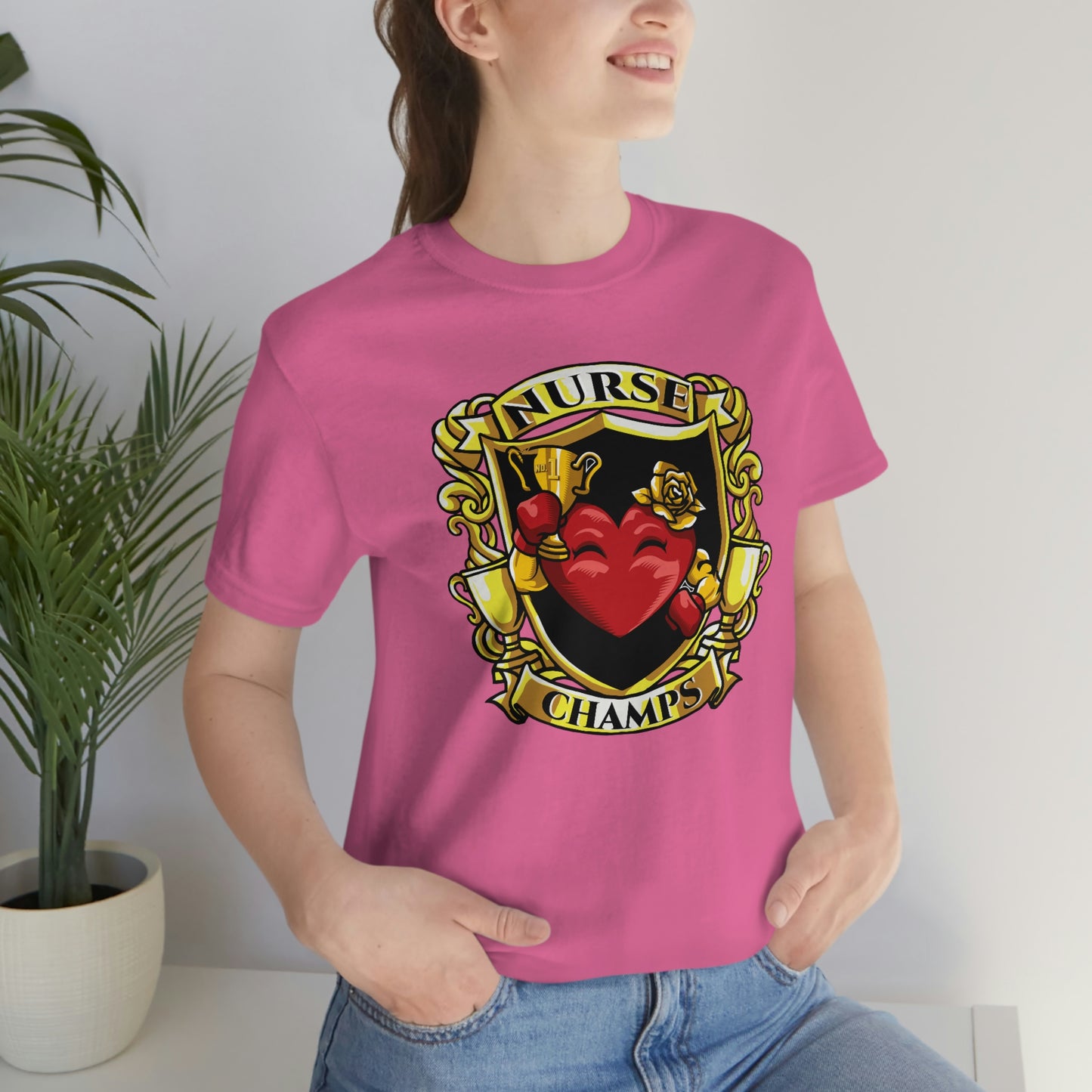 Nurse Champs! - Unisex Jersey Short Sleeve Tee (Bella+Canvas)