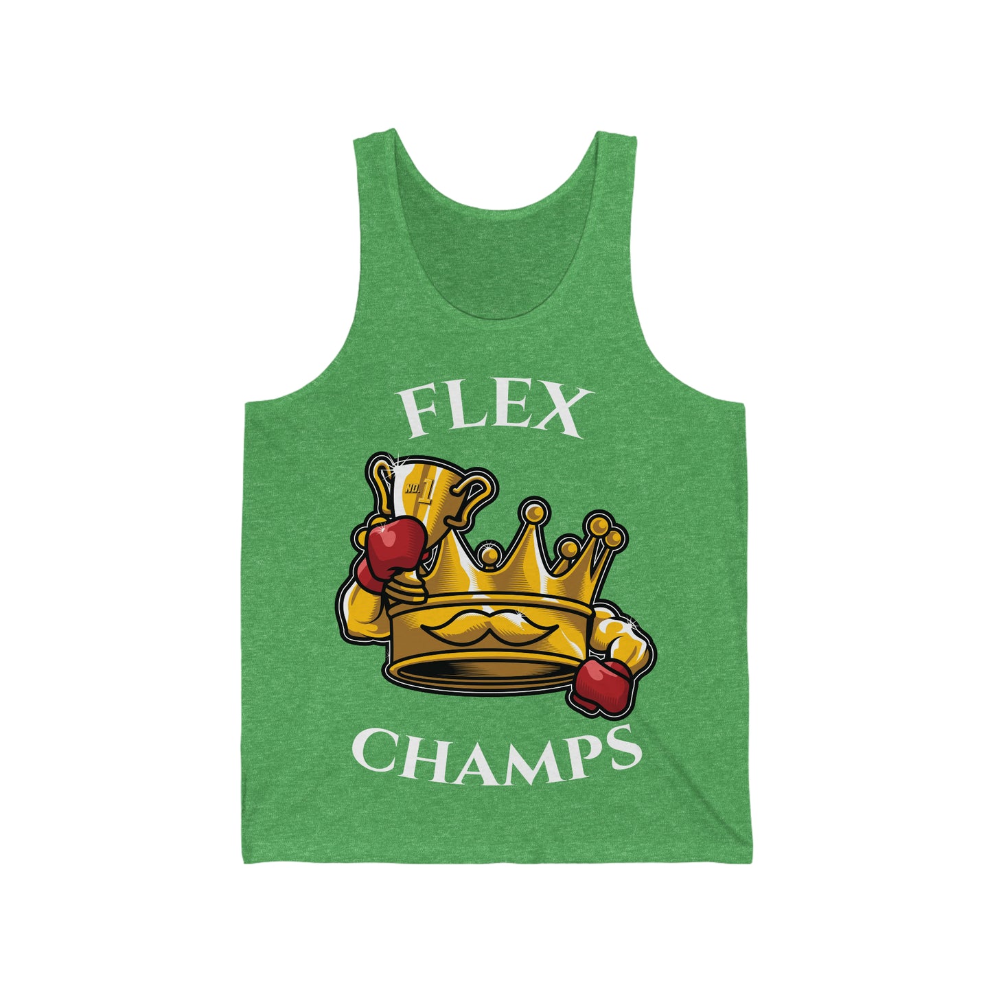 FLEX CHAMPS - PREMIUM SOFT - Unisex Jersey Tank (Bella+Canvas 3480)