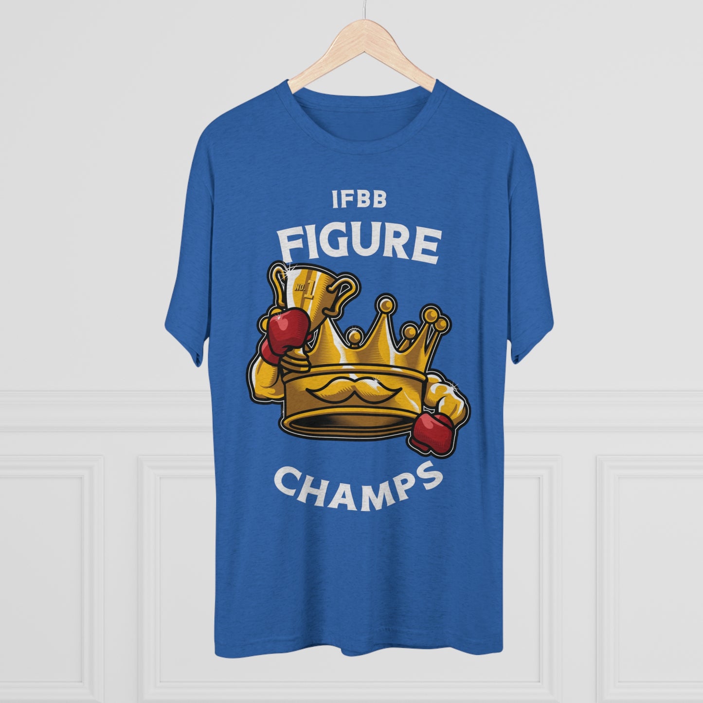 IFBB FIGURE CHAMPS (v2) - PREMIUM SOFT - Unisex Tri-Blend Crew Tee (Next Level 6010)