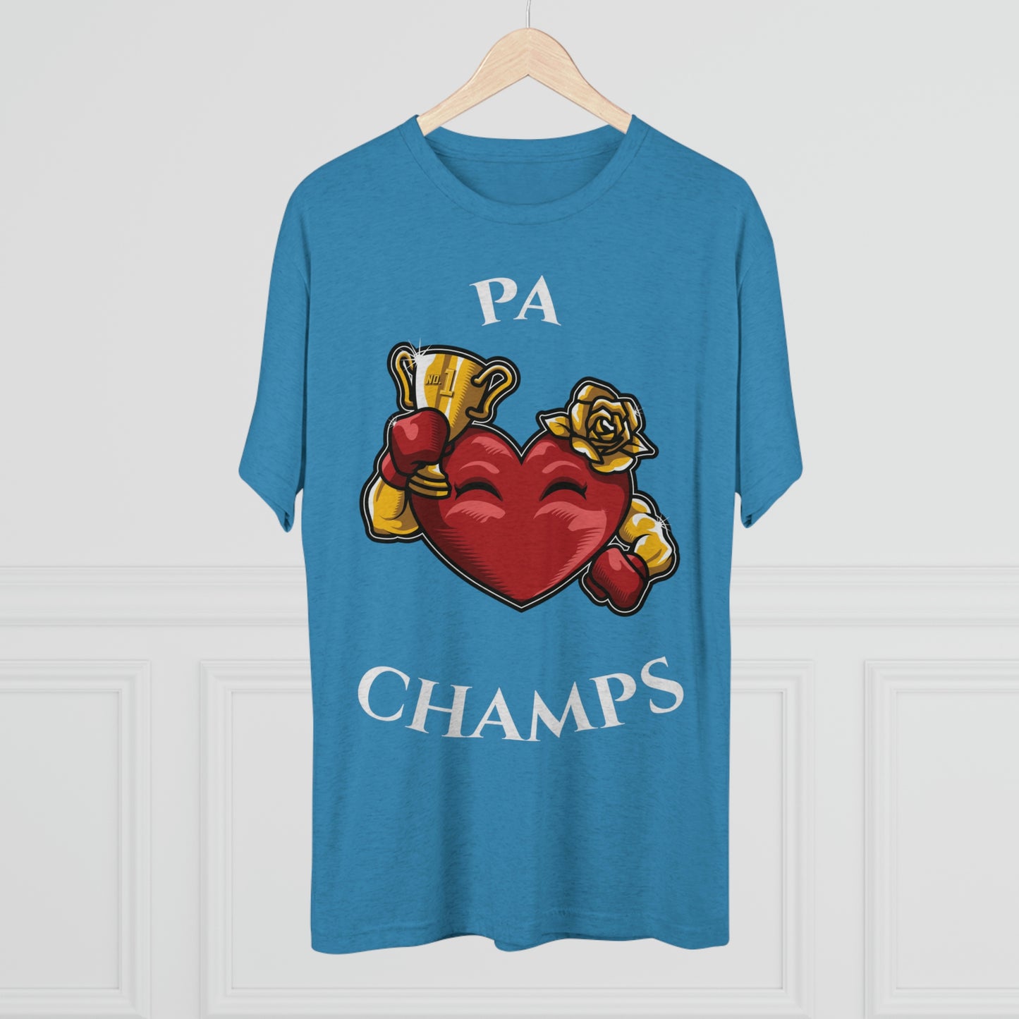 PA CHAMPS (Alternate Logo) - PREMIUM SOFT - Unisex Tri-Blend Crew Tee (Next Level 6010)