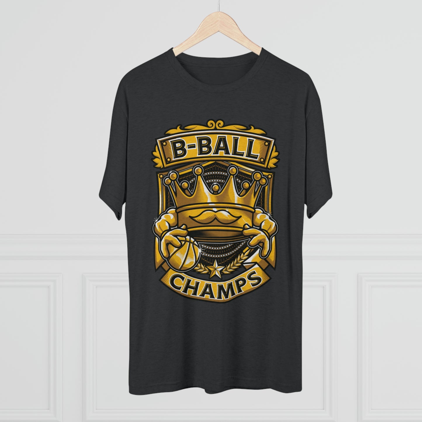 B-BALL CHAMPS - PREMIUM SOFT - Unisex Tri-Blend Crew Tee (Next Level 6010)