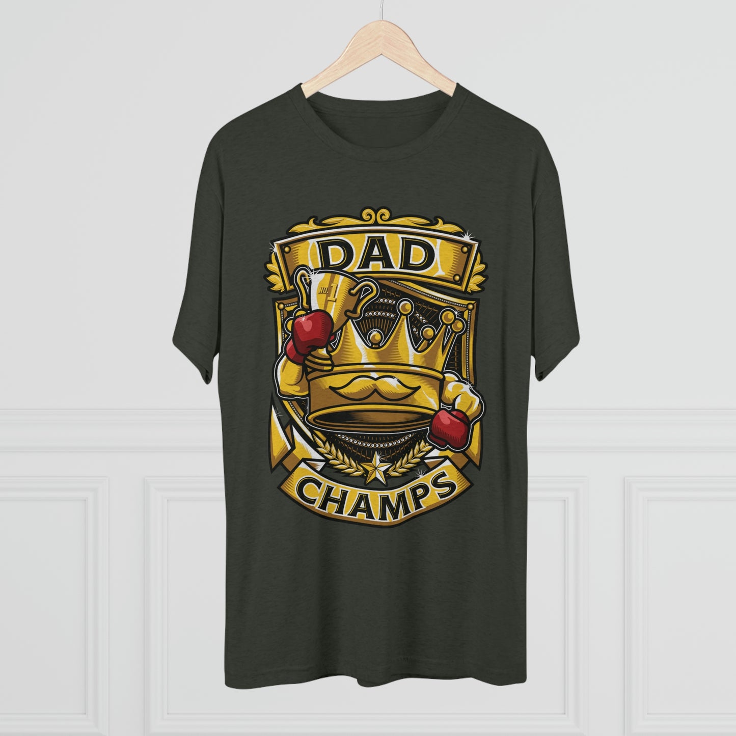 DAD CHAMPS - PREMIUM SOFT - Unisex Tri-Blend Crew Tee (Next Level 6010)