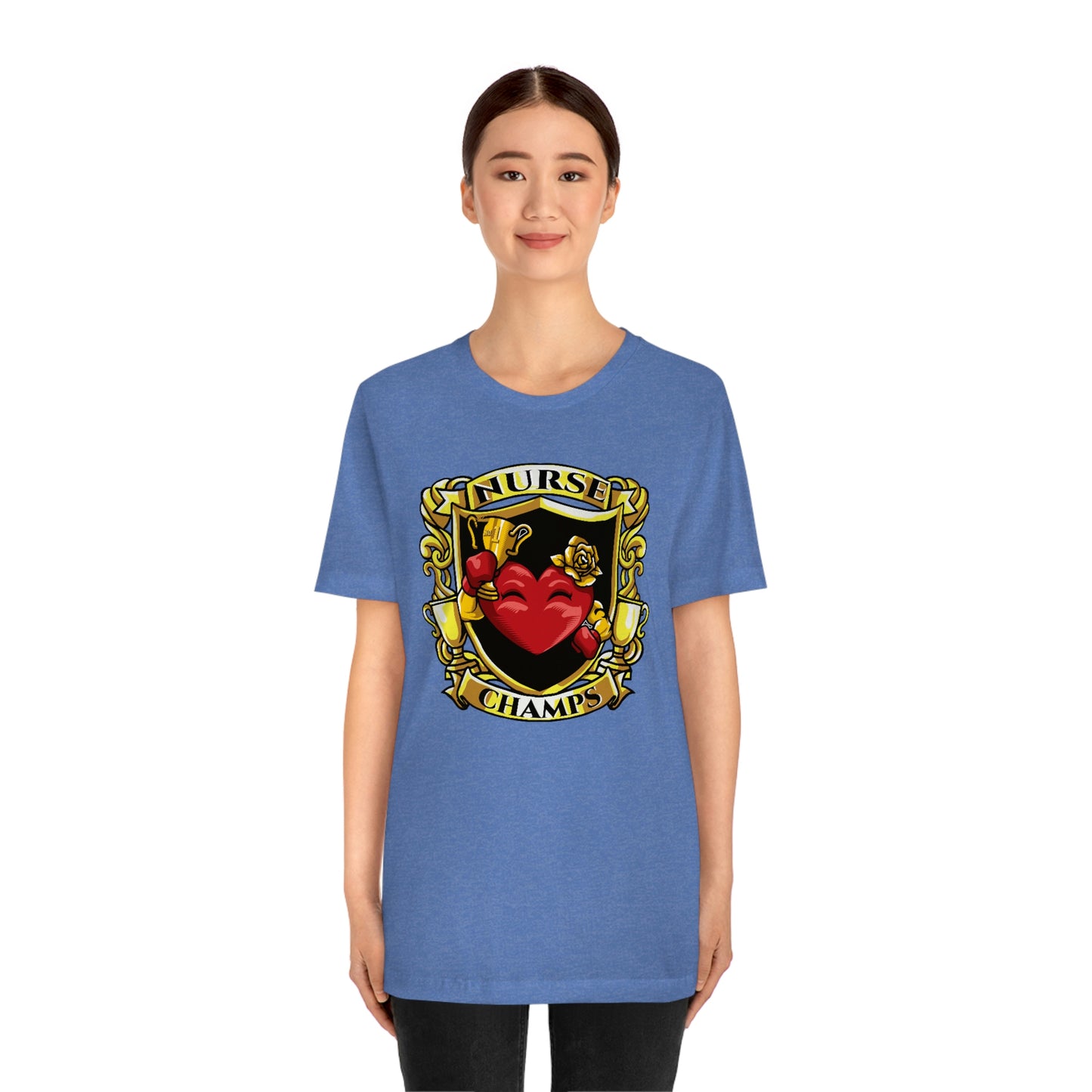 Nurse Champs! - Unisex Jersey Short Sleeve Tee (Bella+Canvas)
