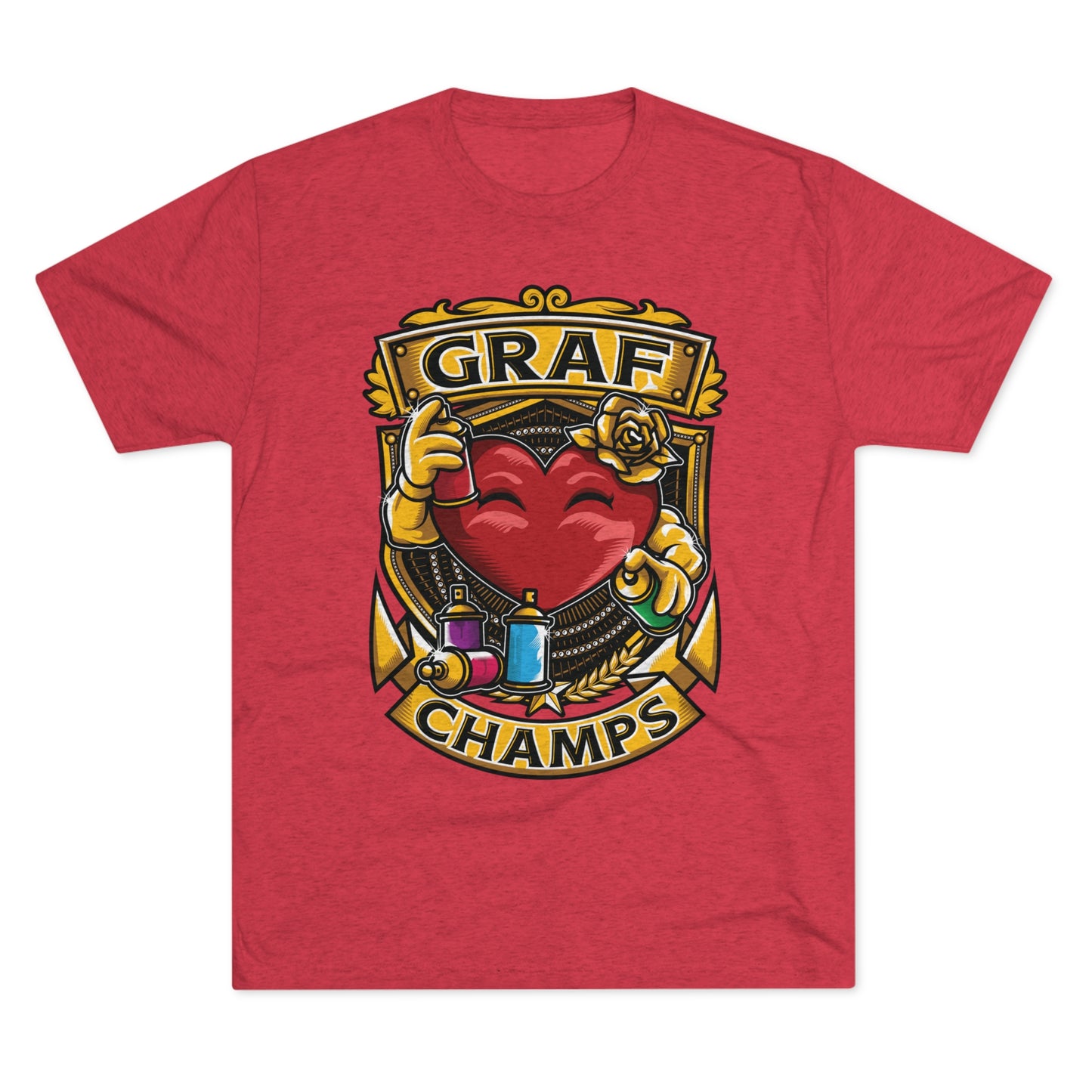 GRAF CHAMPS - PREMIUM SOFT - Unisex Tri-Blend Crew Tee (Next Level 6010)
