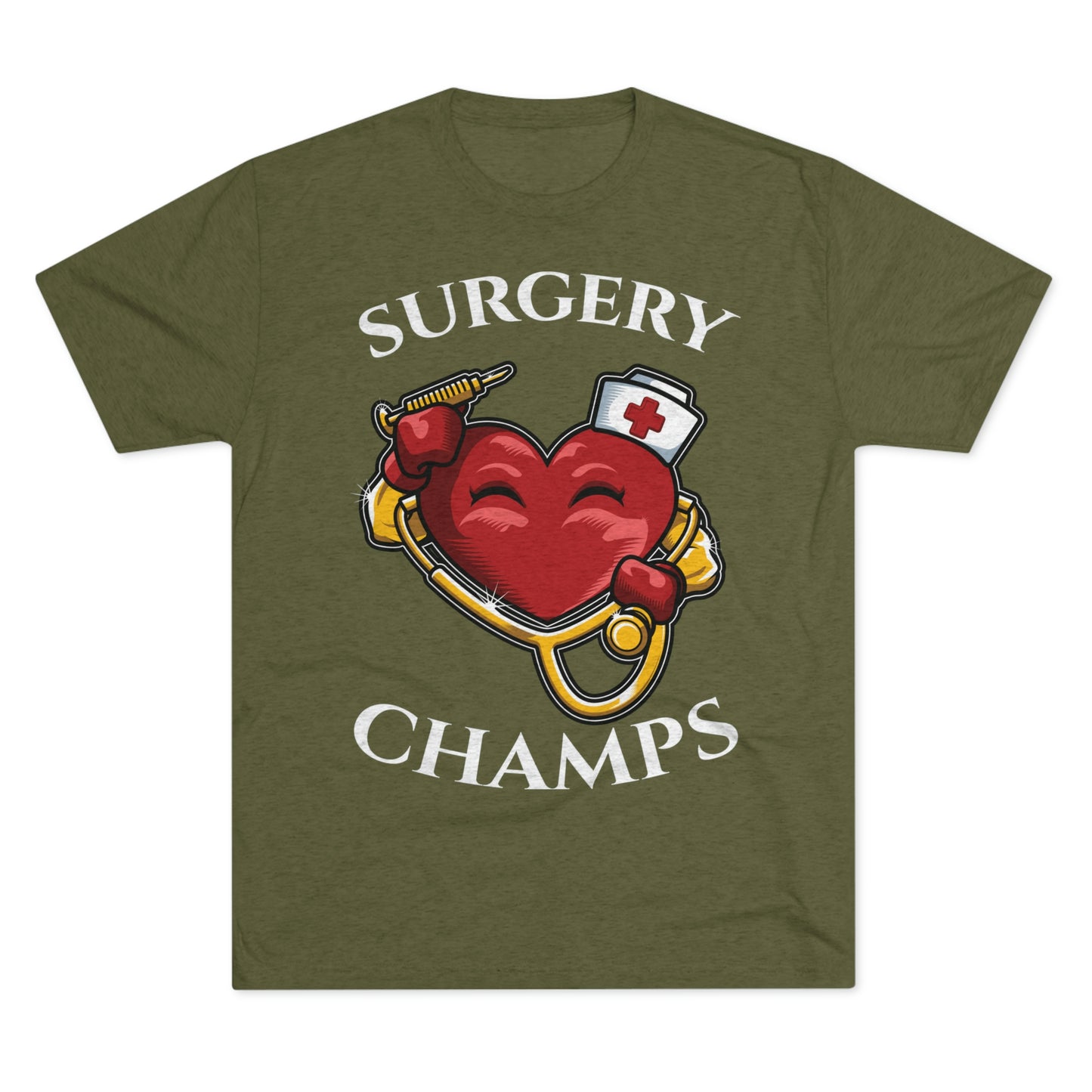 SURGERY CHAMPS - PREMIUM SOFT - Unisex Tri-Blend Crew Tee (Next Level 6010)