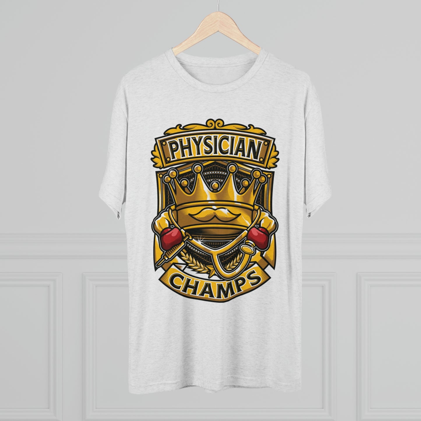 PHYSICIAN CHAMPS - PREMIUM SOFT - Unisex Tri-Blend Crew Tee (Next Level 6010)