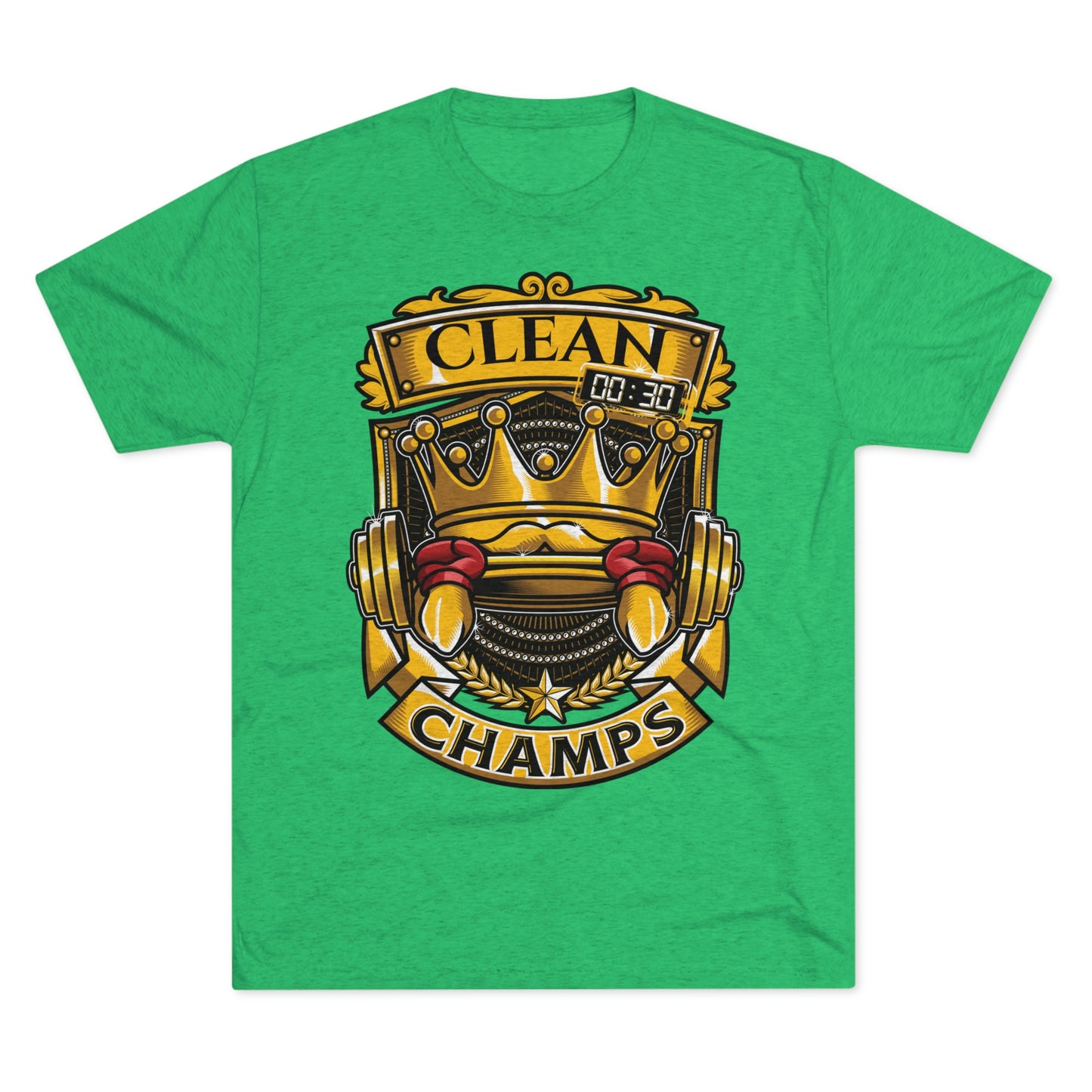 CLEAN CHAMPS - PREMIUM SOFT - Unisex Tri-Blend Crew Tee (Next Level 6010)