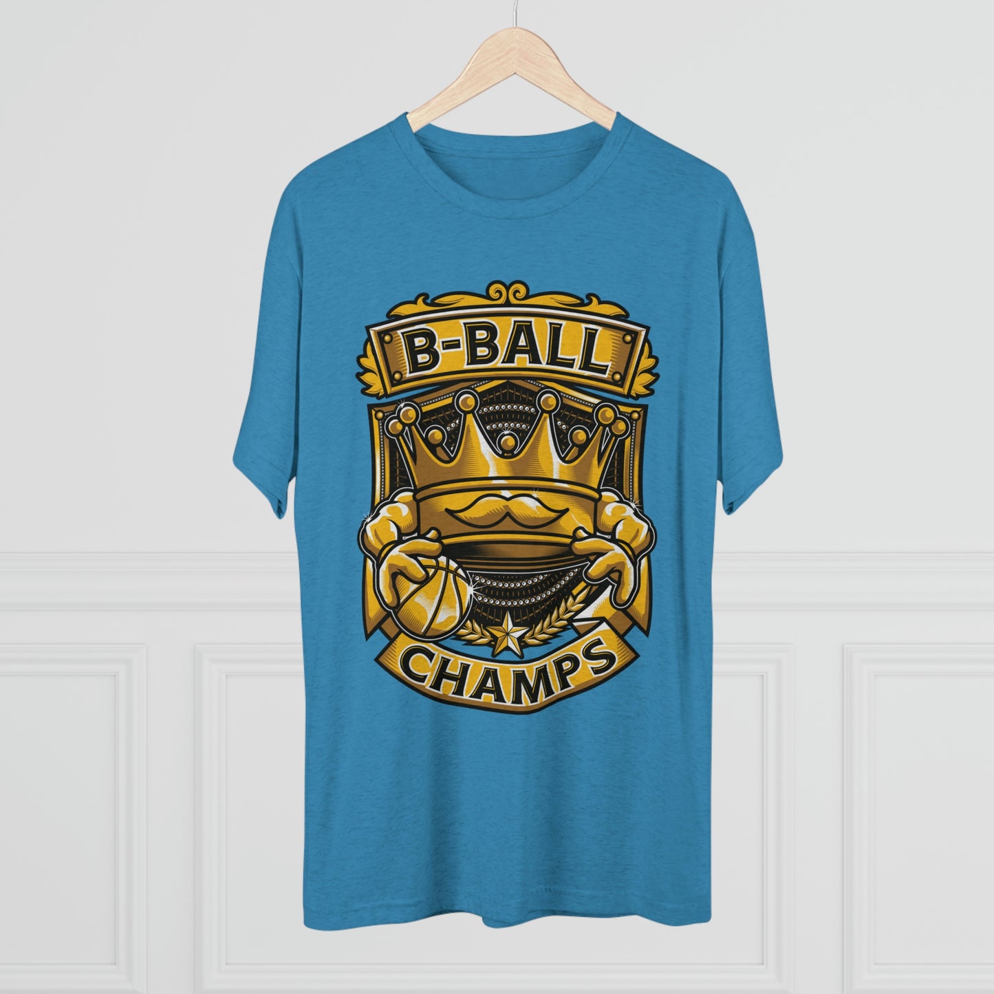 B-BALL CHAMPS - PREMIUM SOFT - Unisex Tri-Blend Crew Tee (Next Level 6010)